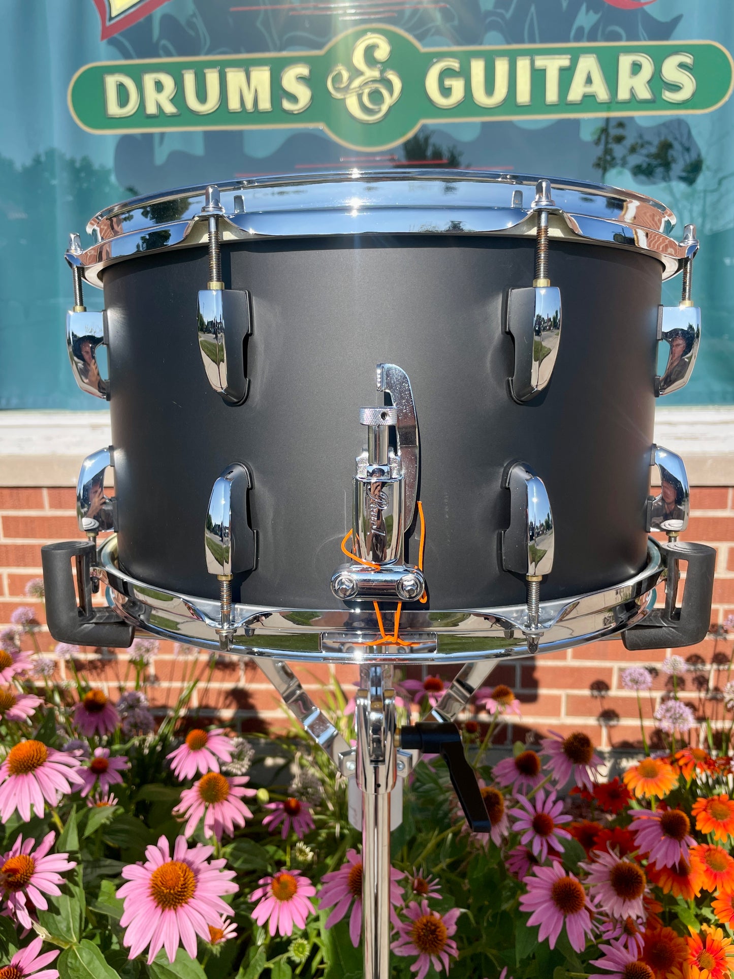 Pearl Modern Utility 8x14 Maple Snare Drum Satin Black MUS1480M227