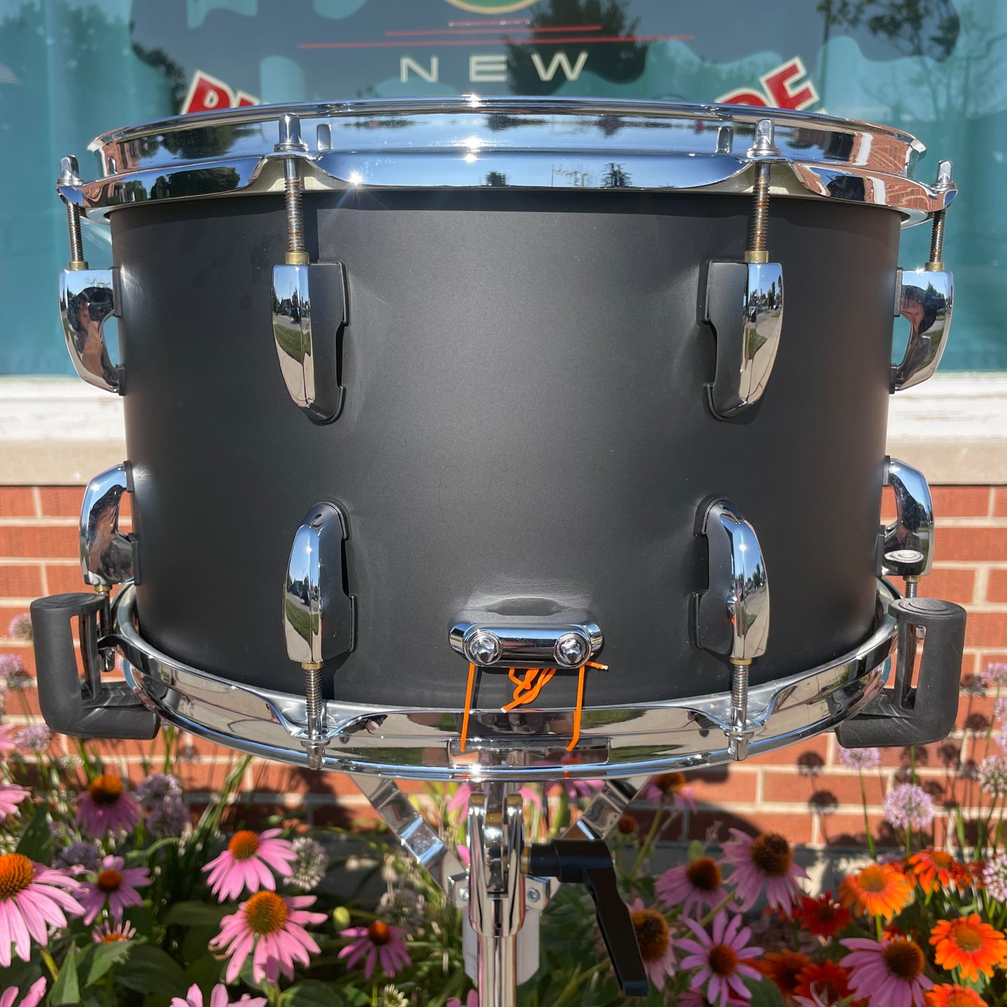 Pearl Modern Utility 8x14 Maple Snare Drum Satin Black MUS1480M227