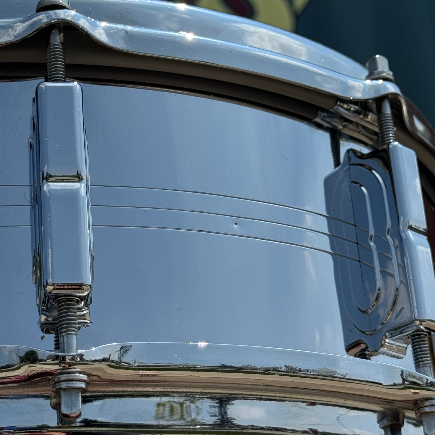 1960s Leedy by Slingerland 5x14 Shelly Manne Model COB Snare Drum No. 393 Slingerleedy Chrome Over Brass