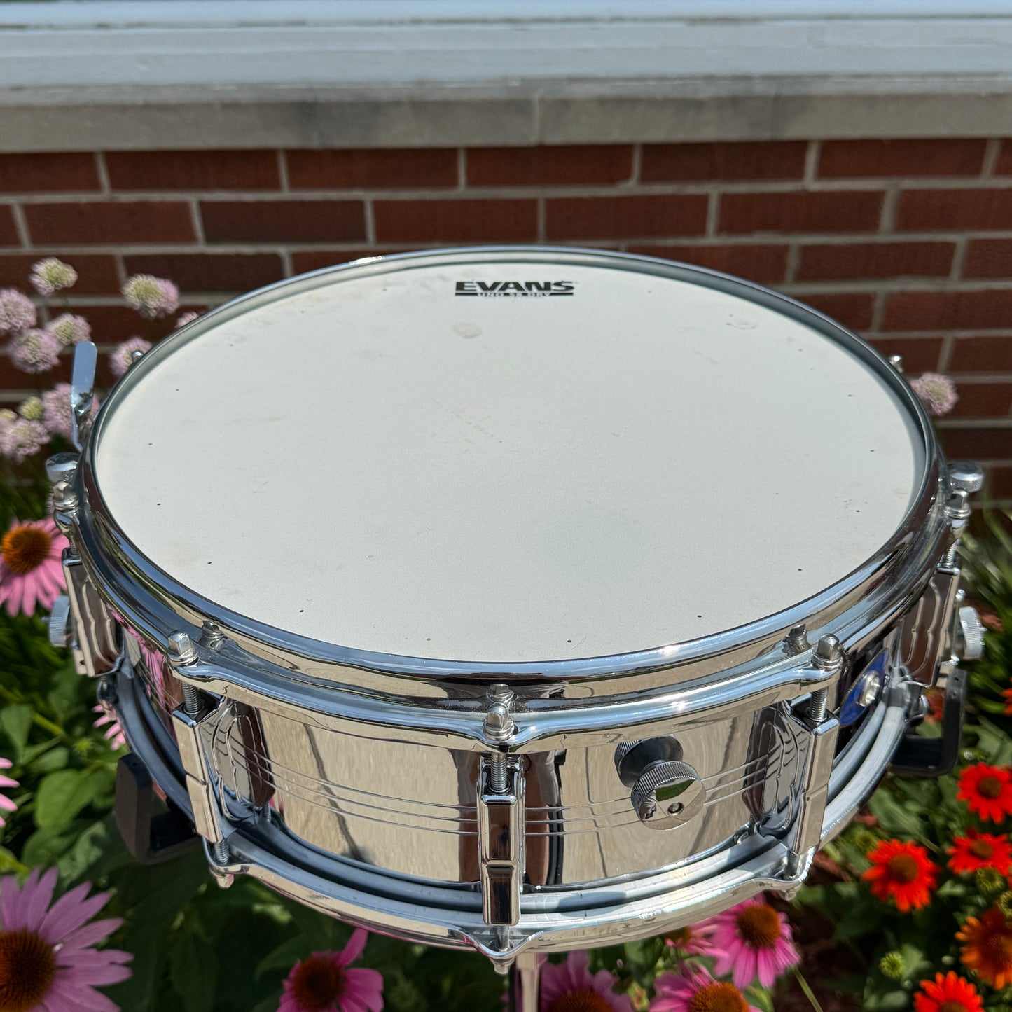 1960s Leedy by Slingerland 5x14 Shelly Manne Model COB Snare Drum No. 393 Slingerleedy Chrome Over Brass