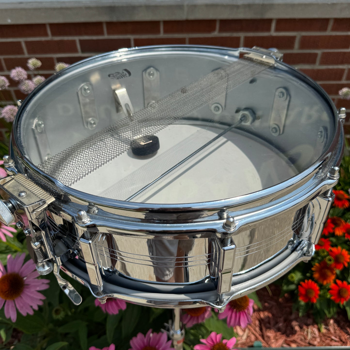 1960s Leedy by Slingerland 5x14 Shelly Manne Model COB Snare Drum No. 393 Slingerleedy Chrome Over Brass