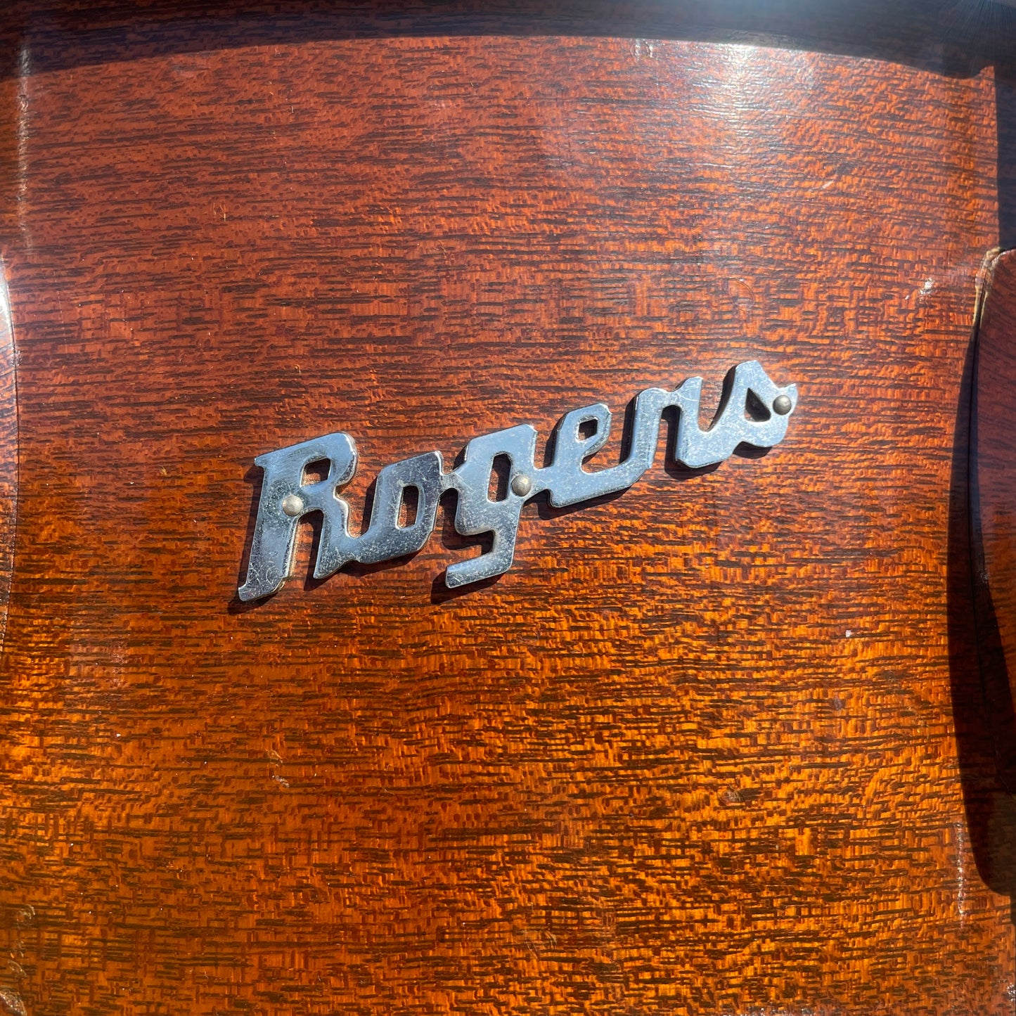 1960s Rogers 6.5x14 Monitor Snare Drum No. 532 Mahogany Cleveland