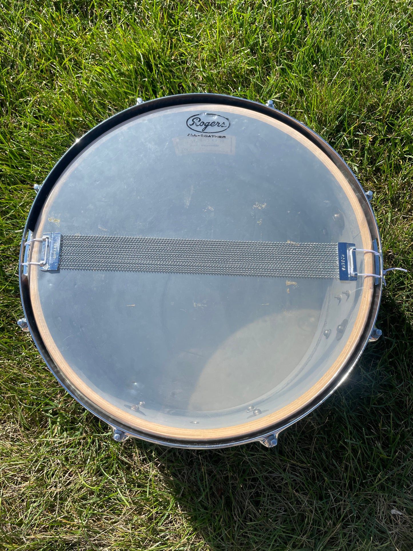 1960s Rogers 6.5x14 Monitor Snare Drum No. 532 Mahogany Cleveland