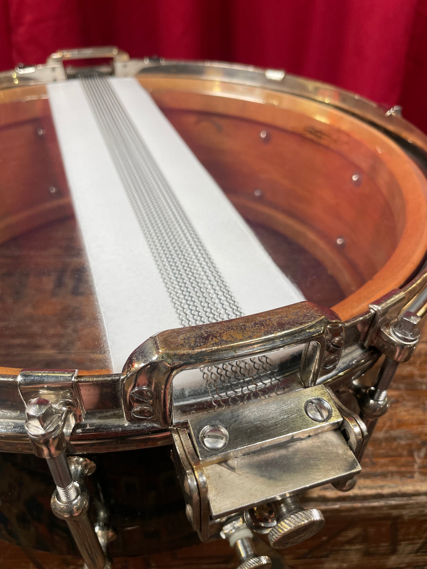 1933 Slingerland DUALL 5x14 Solid Shell No. 30 Snare Drum Black