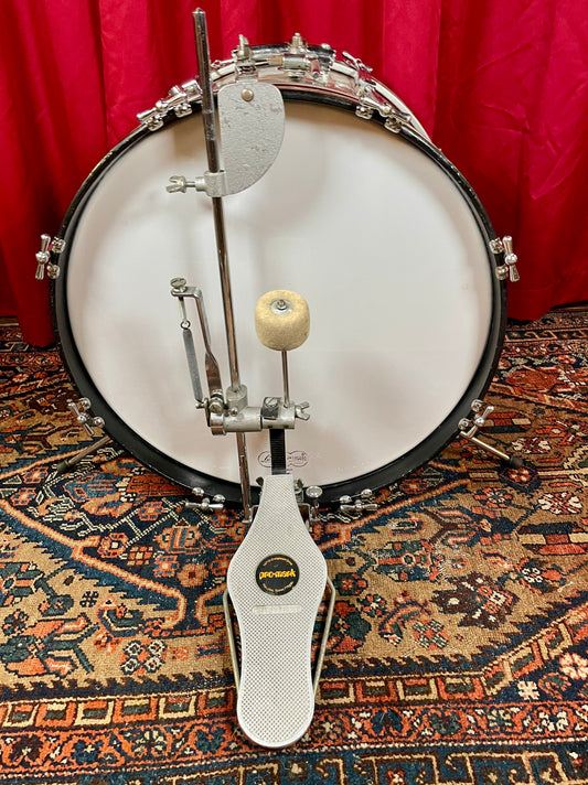 1970s Pro-Mark Orange Bass Drum Pedal Cappelle #1