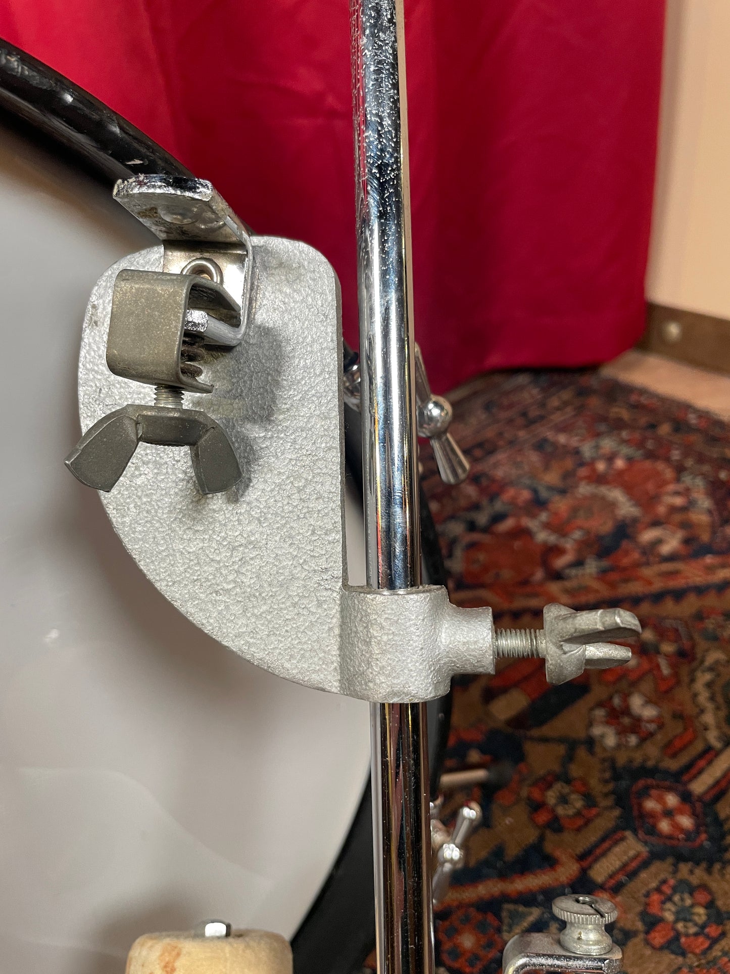 1970s Pro-Mark Orange Bass Drum Pedal Cappelle #2