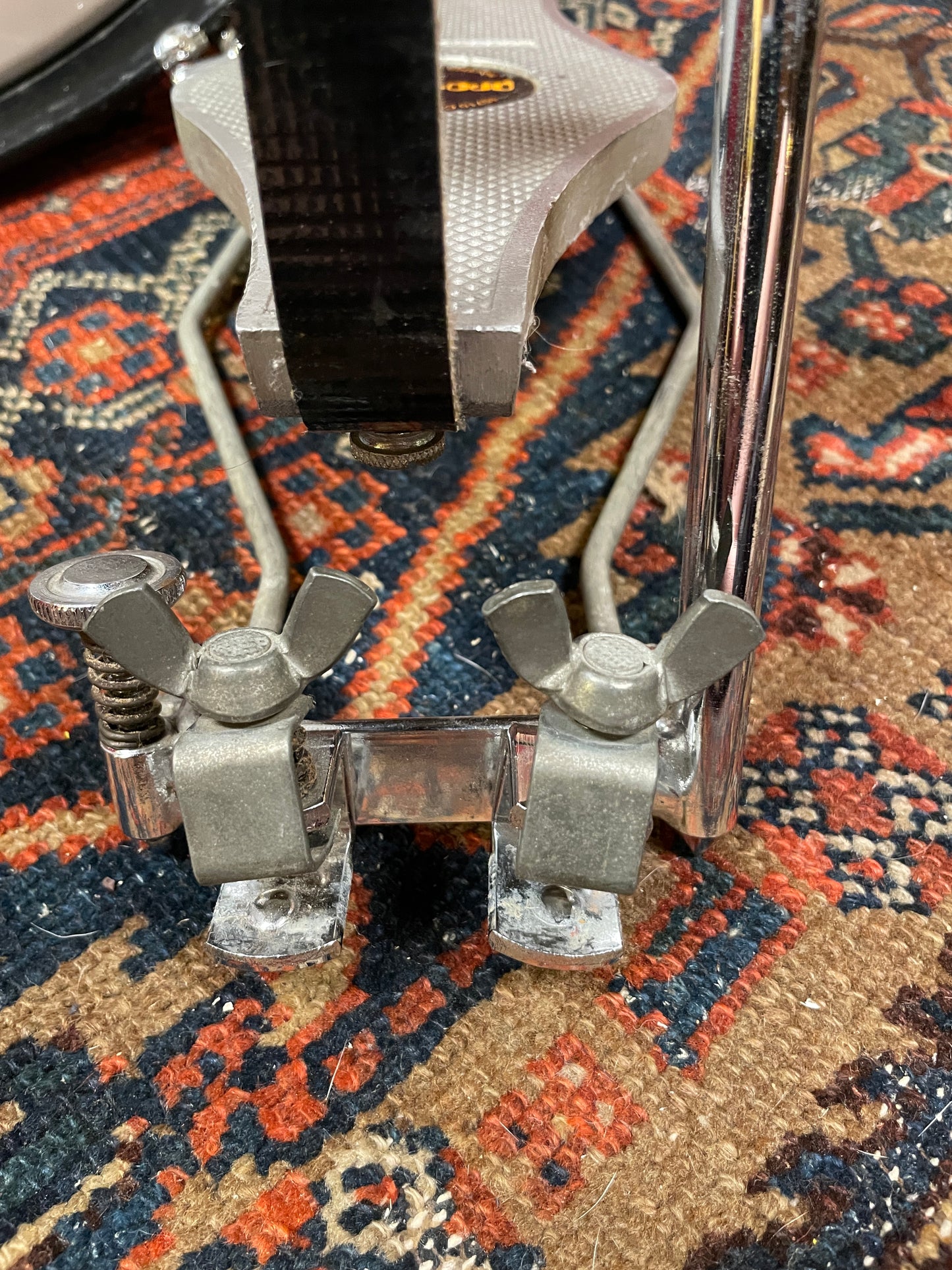 1970s Pro-Mark Orange Bass Drum Pedal Cappelle #2