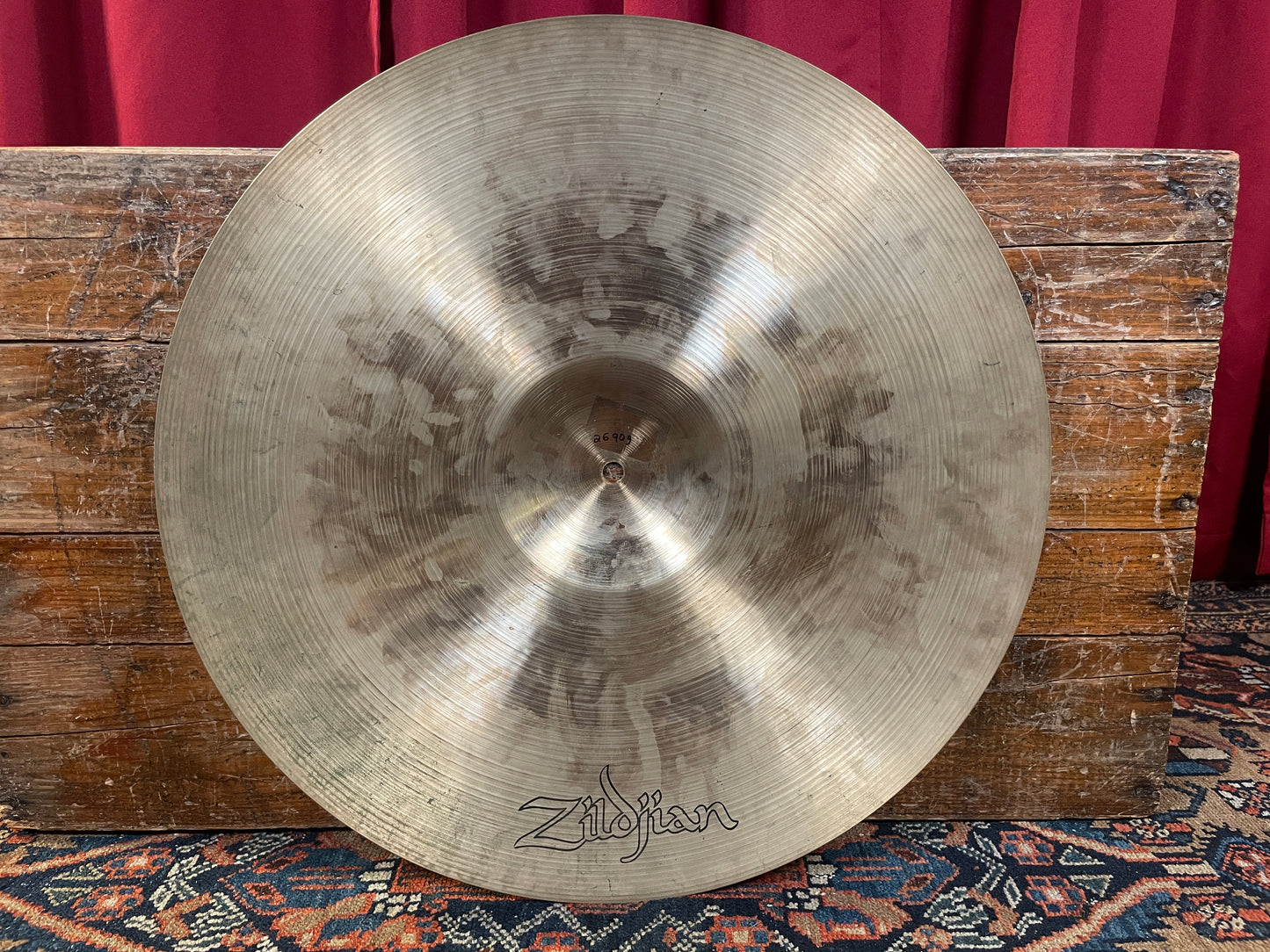 20" Zildjian A 1970s Rock Ride Cymbal 2690g *Video Demo*