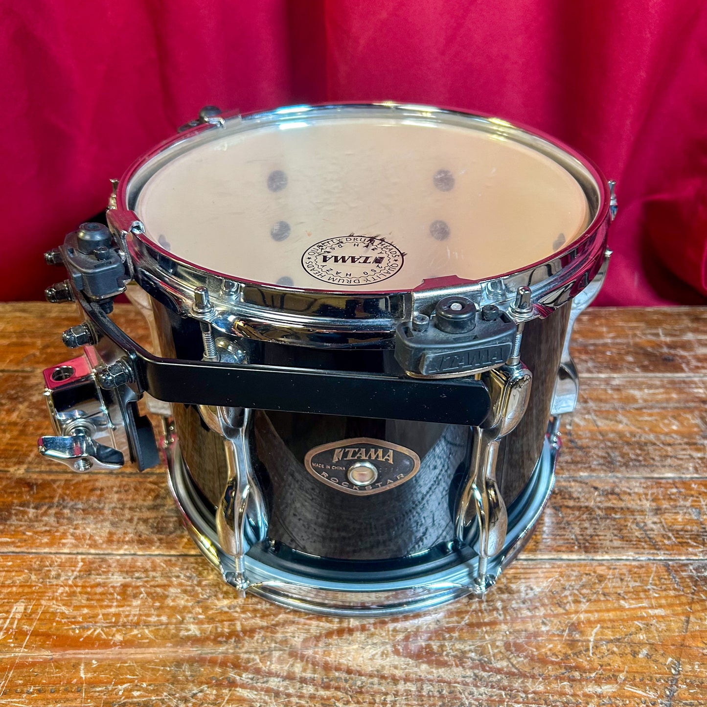 Tama Rockstar 8x10 Tom Drum Jet Black 10x8
