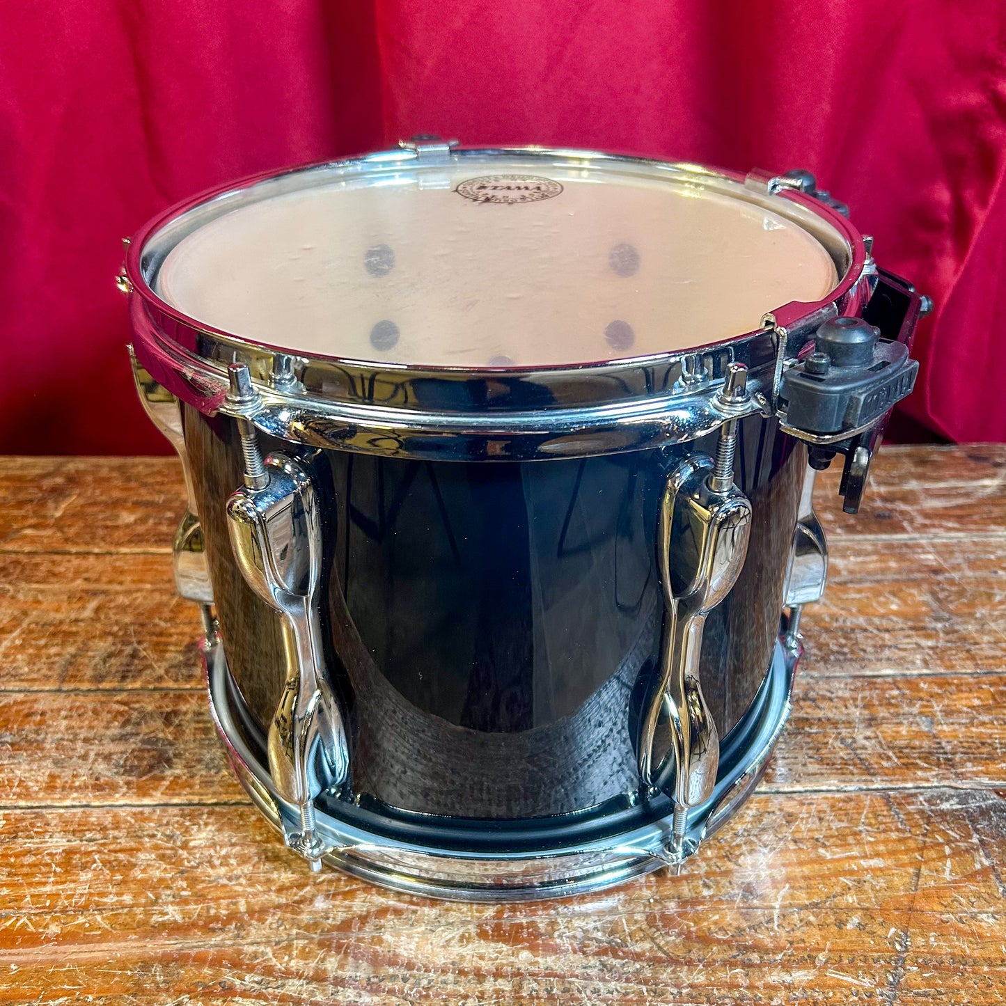 Tama Rockstar 8x10 Tom Drum Jet Black 10x8