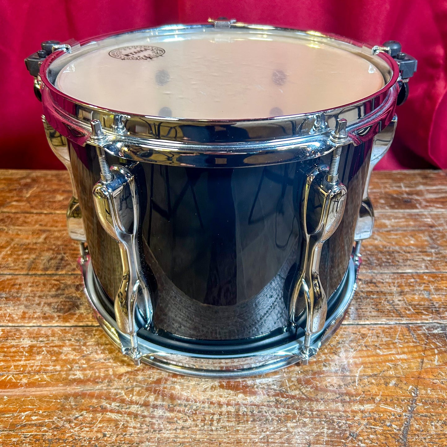 Tama Rockstar 8x10 Tom Drum Jet Black 10x8
