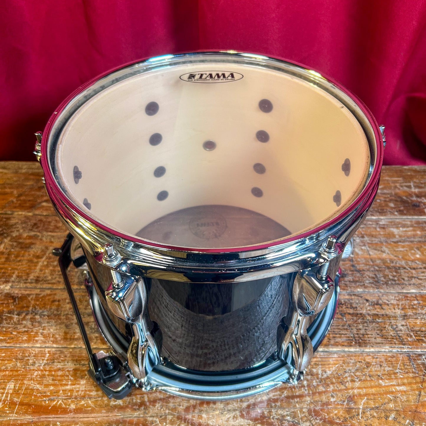 Tama Rockstar 8x10 Tom Drum Jet Black 10x8