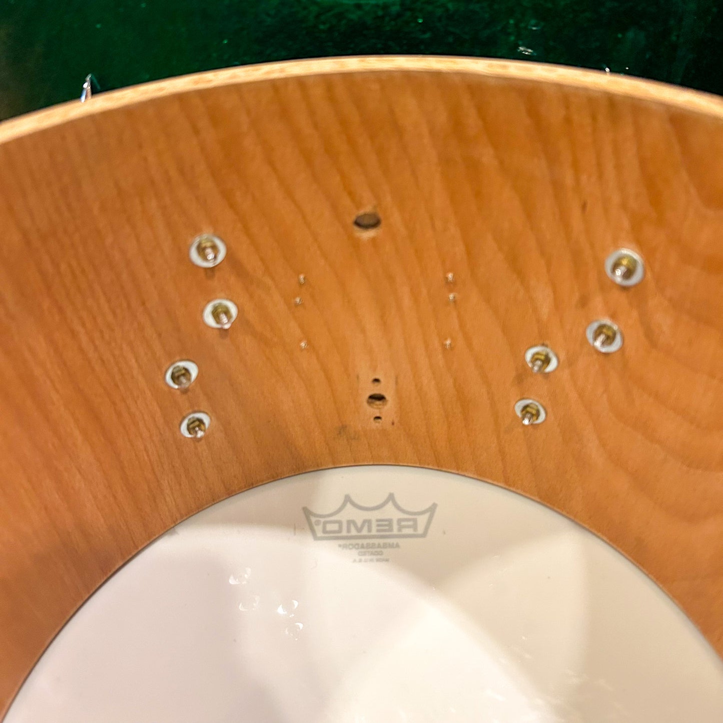1960s Sonor Teardrop Drum Set Green Sparkle Rewrap 20/12/13/16 w/ 5x14 Snare