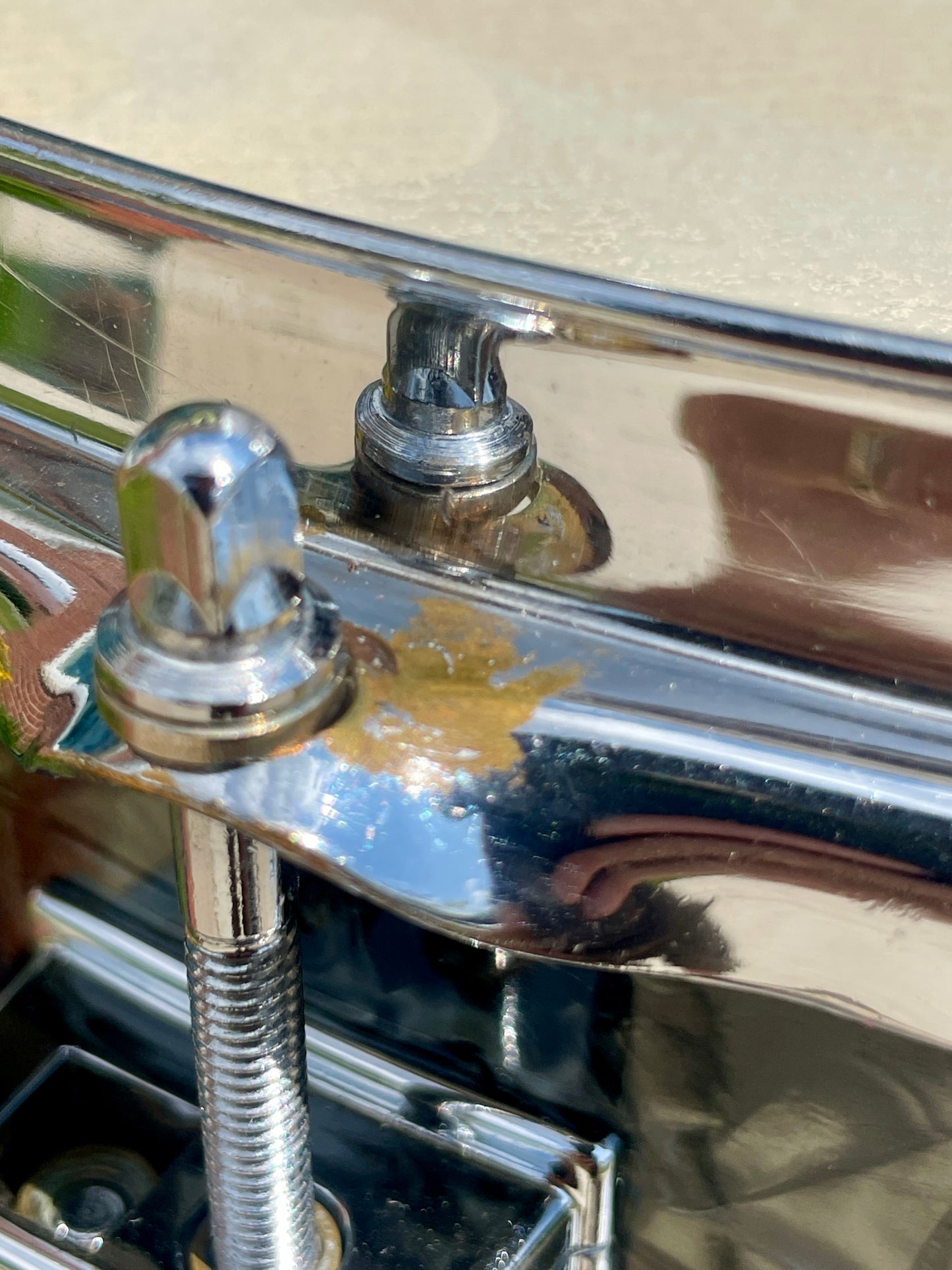 1959 Ludwig 4x13 Las Vegas Snare Drum Black Diamond Pearl Trans Badge Jazz Combo