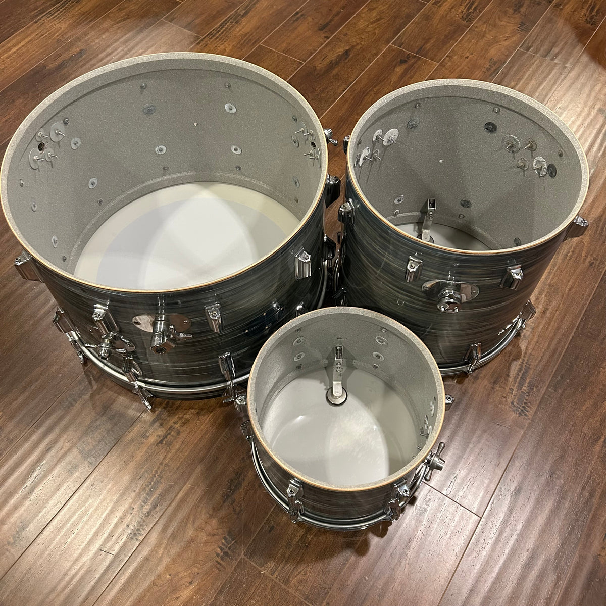1960s Rogers Dayton Era Drum Set Blue Strata 22/13/16