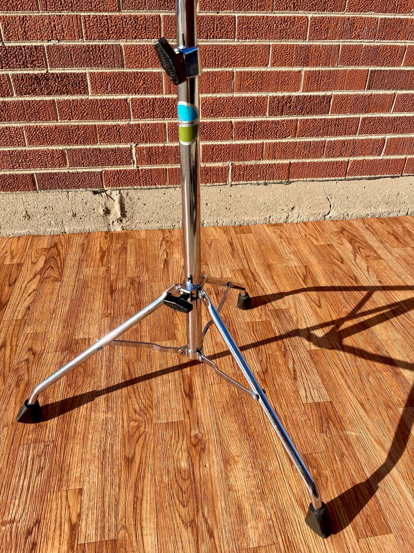 1970s Ludwig Hercules Atlas No. 1405 Straight Cymbal Stand Tubular Legs