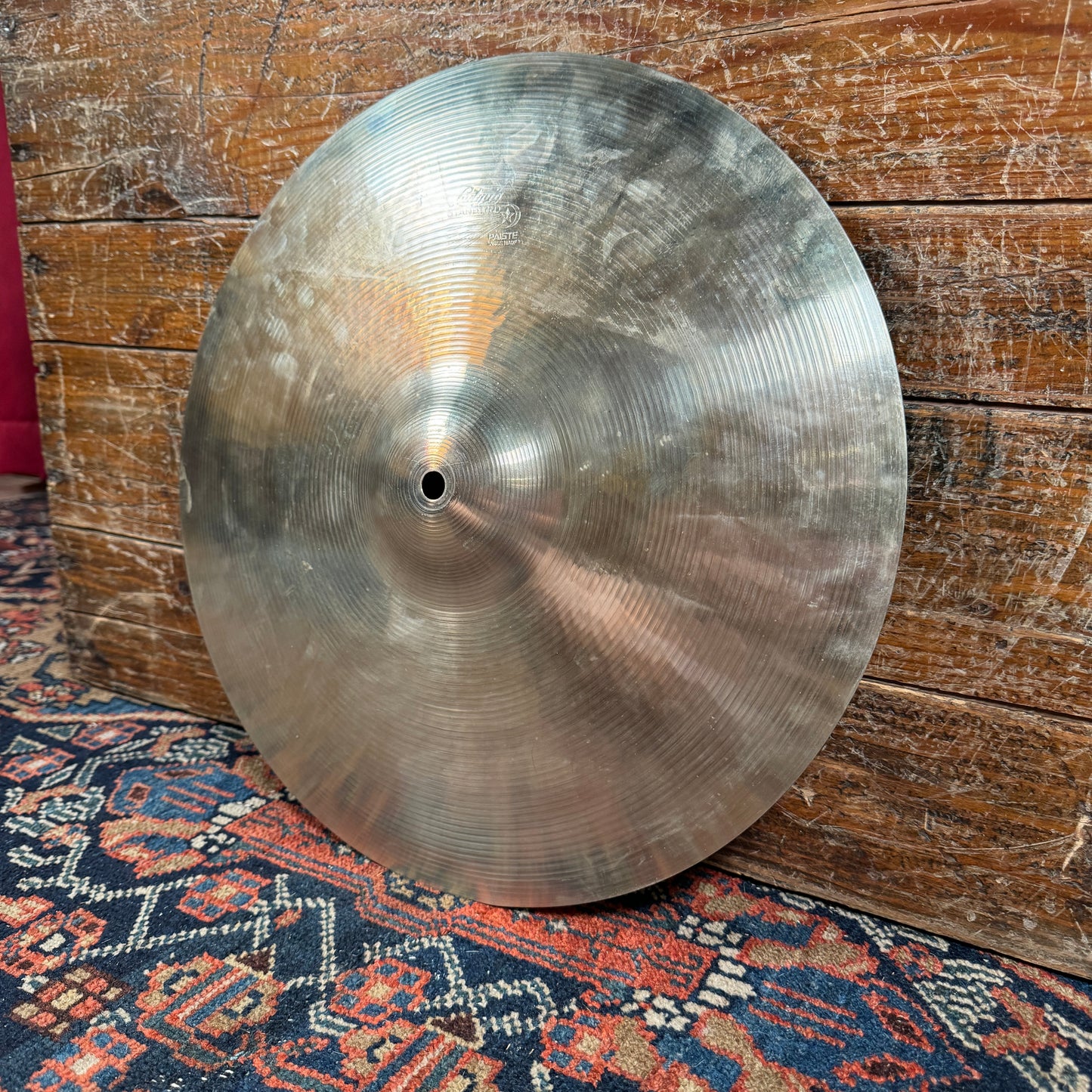15" Paiste 1960s Ludwig Standard Hi-Hat Cymbal Pair 738g/742g Swiss *Video Demo*