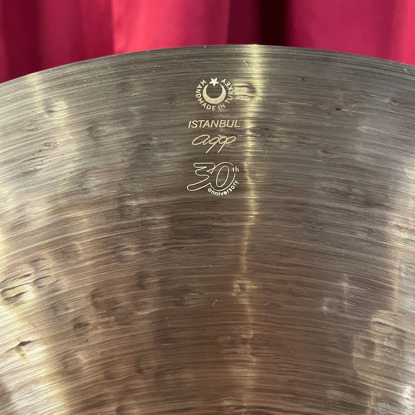 20" Istanbul Agop 30th Anniversary Ride Cymbal 1948g *Video Demo*
