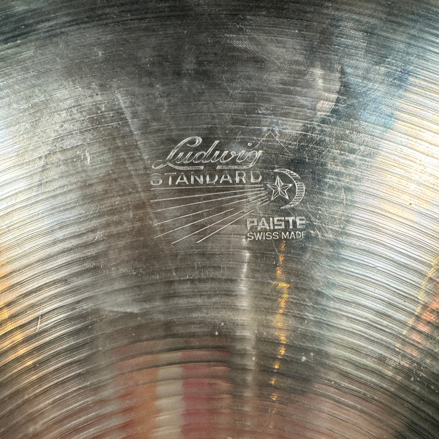 15" Paiste 1960s Ludwig Standard Hi-Hat Cymbal Pair 738g/742g Swiss *Video Demo*