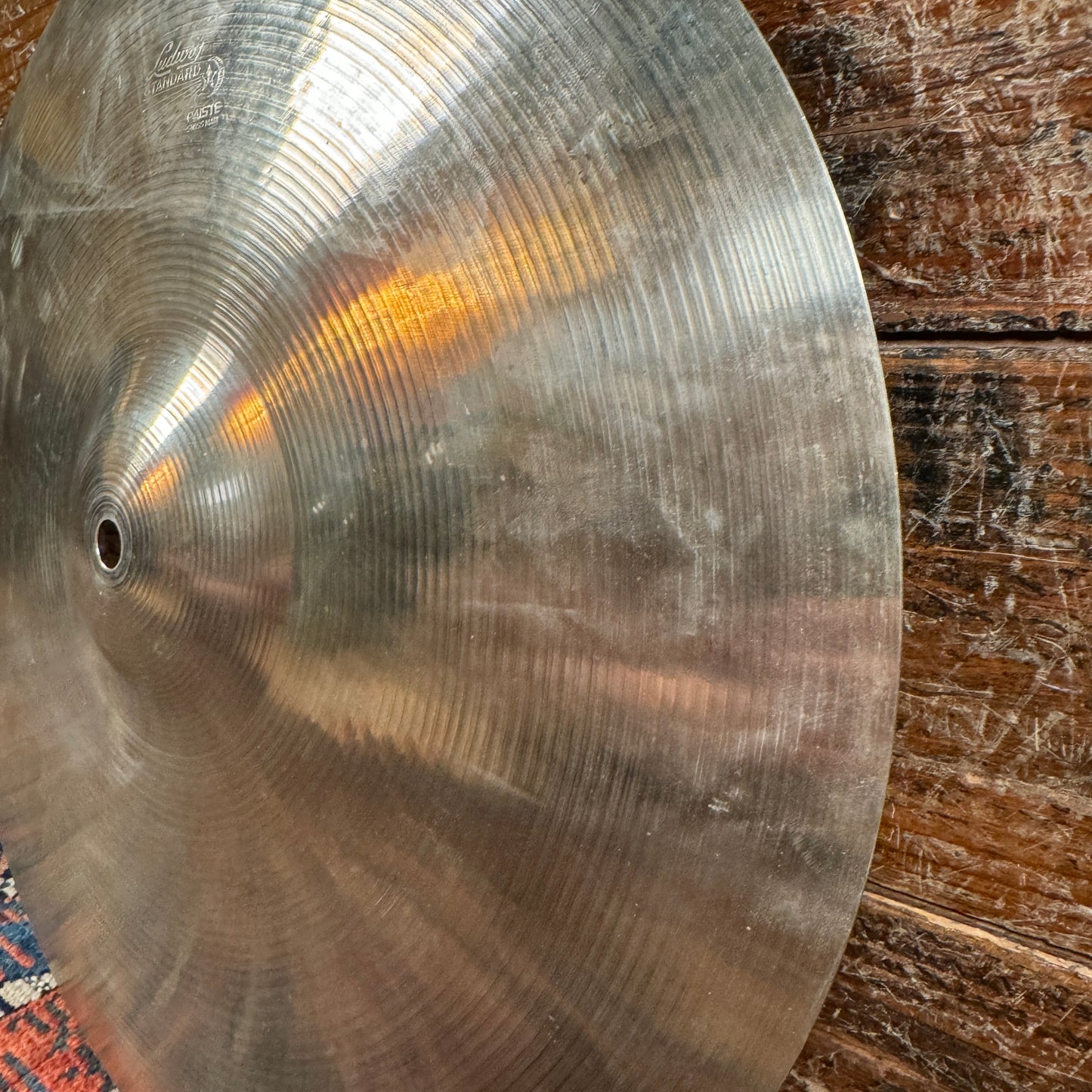 15" Paiste 1960s Ludwig Standard Hi-Hat Cymbal Pair 738g/742g Swiss *Video Demo*