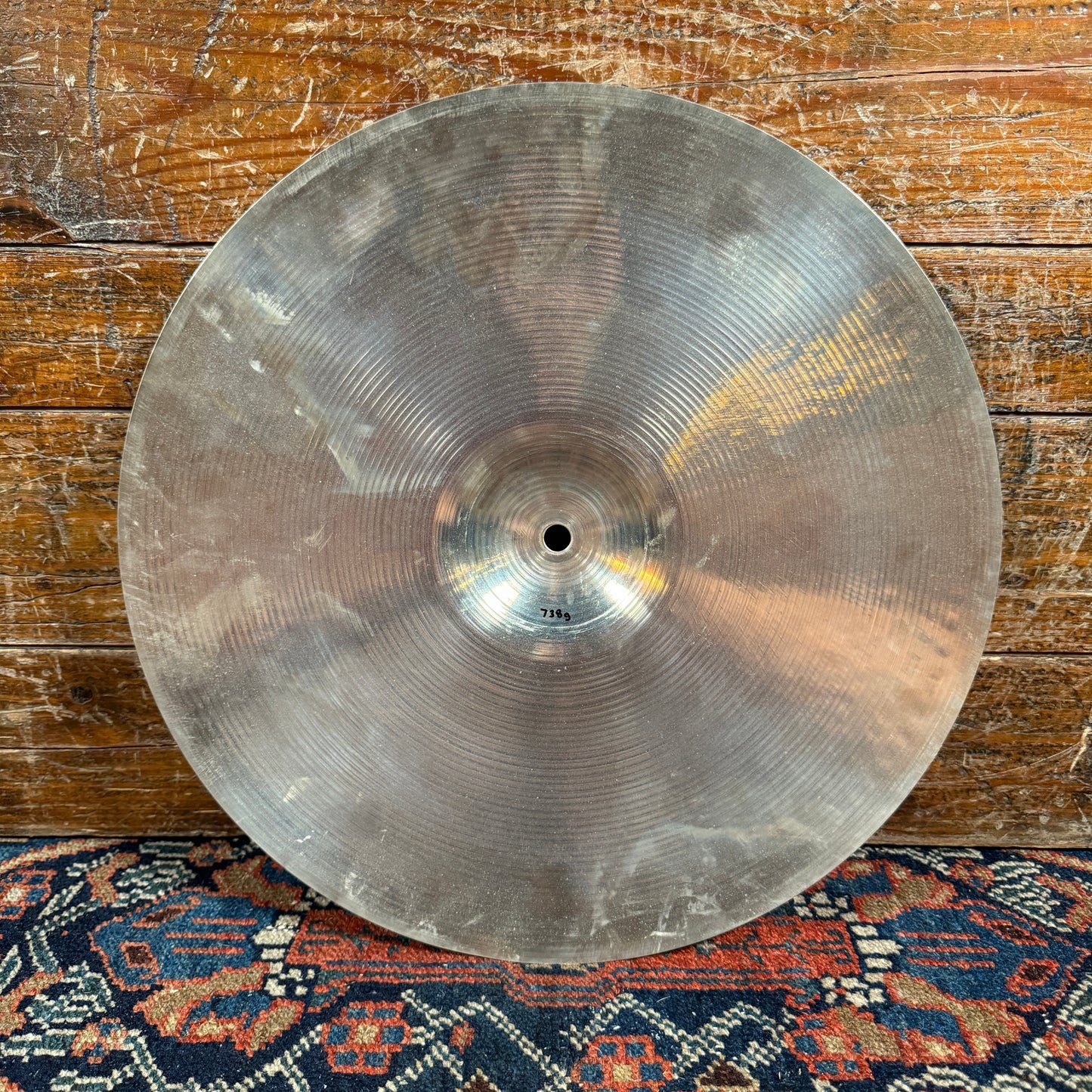 15" Paiste 1960s Ludwig Standard Hi-Hat Cymbal Pair 738g/742g Swiss *Video Demo*