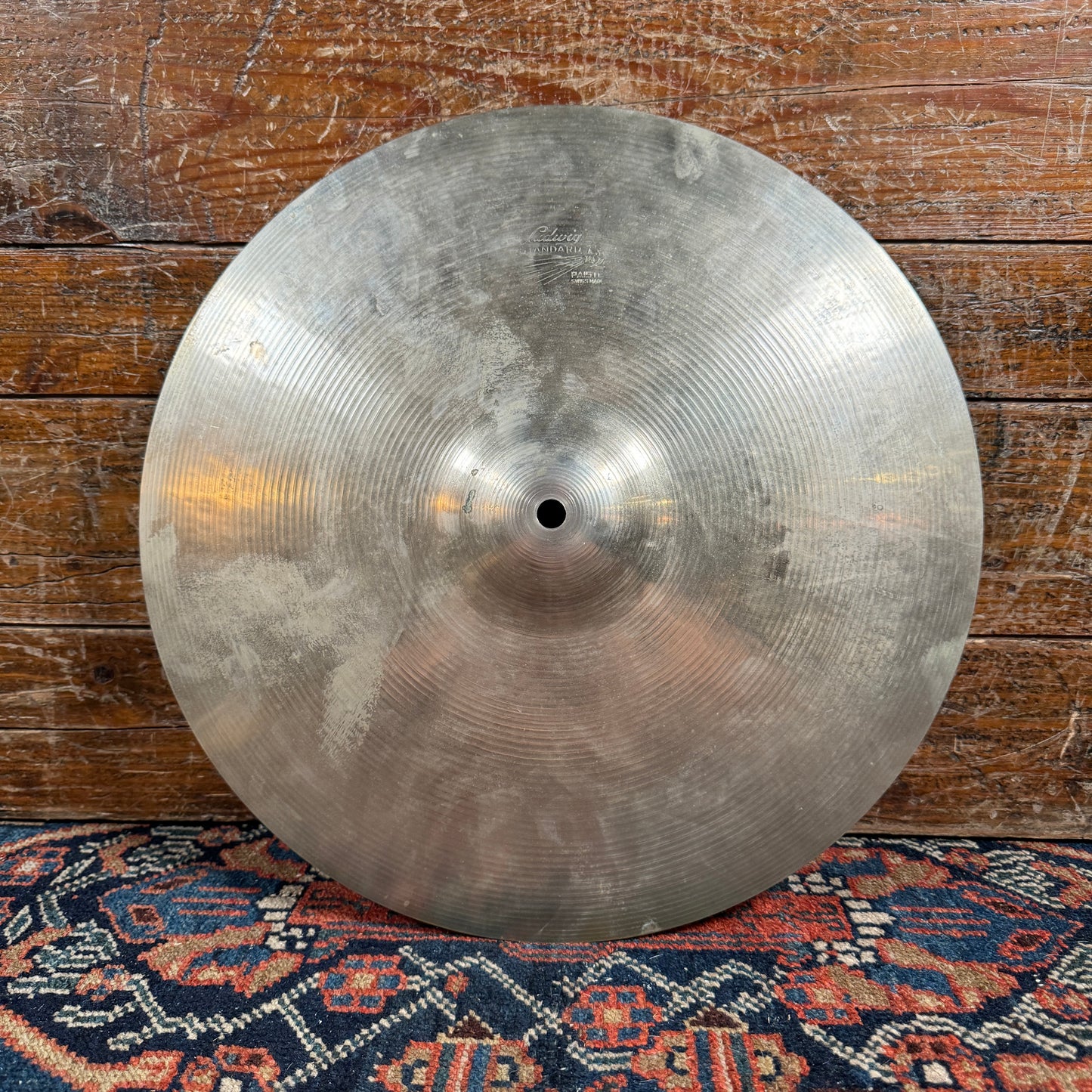 15" Paiste 1960s Ludwig Standard Hi-Hat Cymbal Pair 738g/742g Swiss *Video Demo*