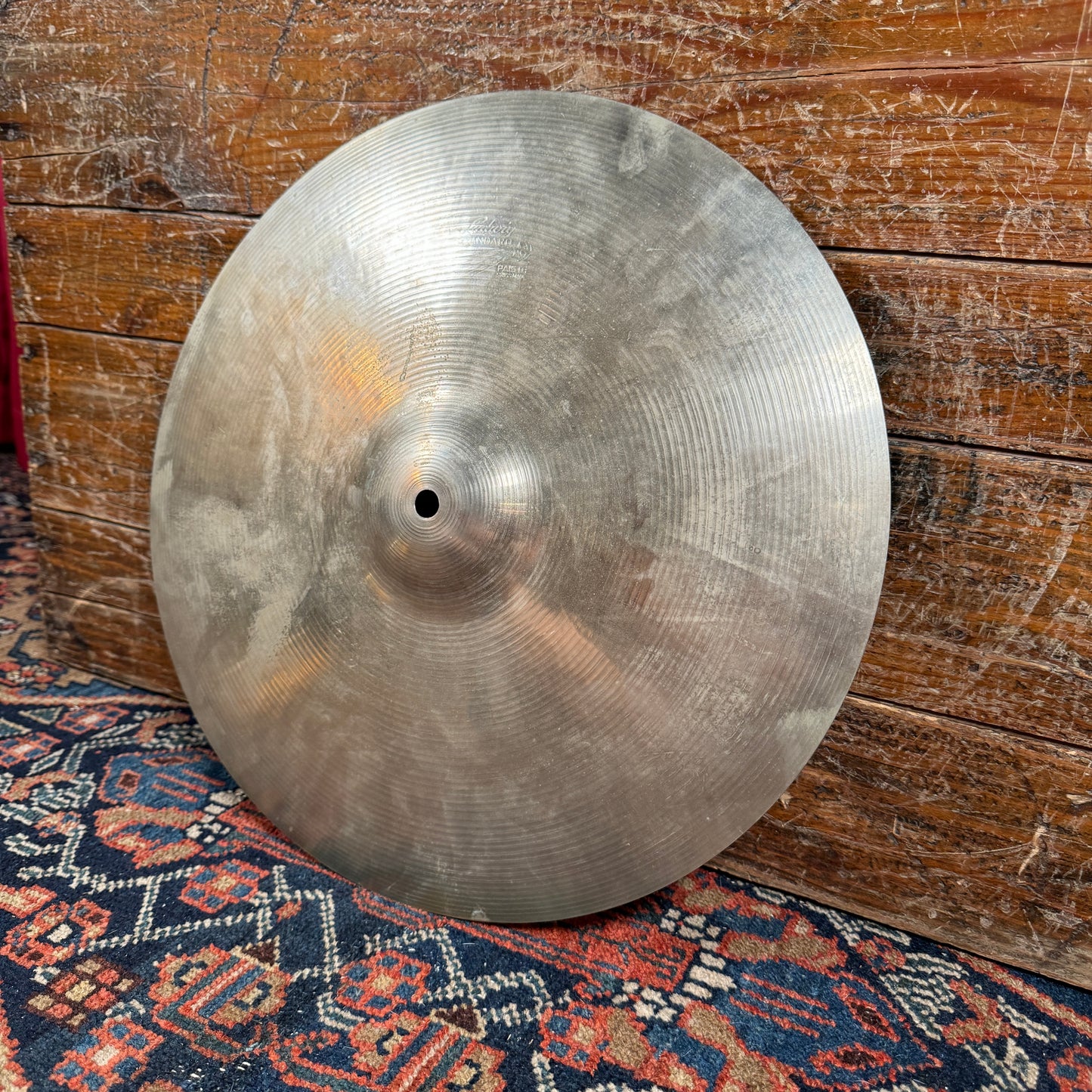 15" Paiste 1960s Ludwig Standard Hi-Hat Cymbal Pair 738g/742g Swiss *Video Demo*
