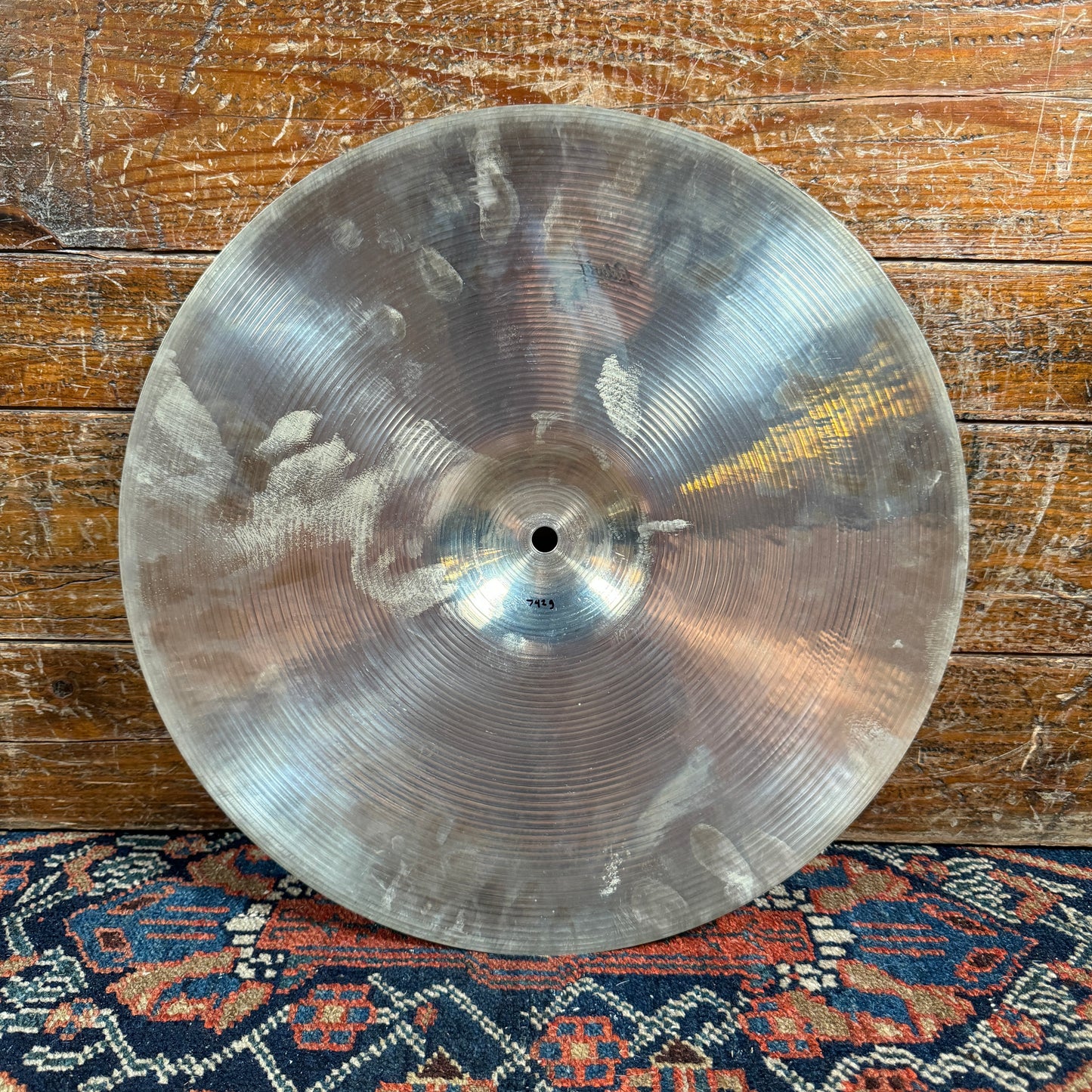 15" Paiste 1960s Ludwig Standard Hi-Hat Cymbal Pair 738g/742g Swiss *Video Demo*