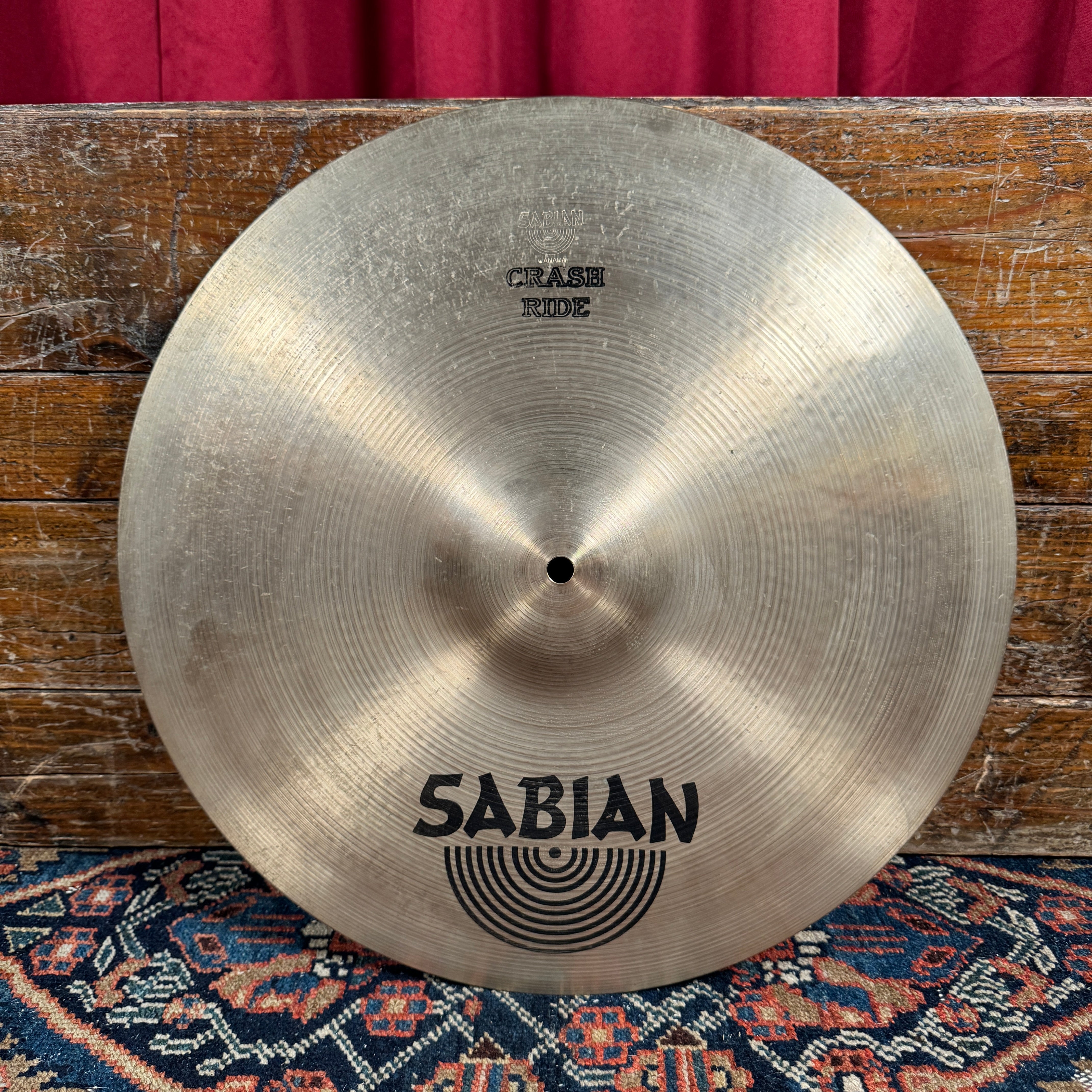 【OLD】70年代? SABIANセイビアン AAシリーズ CRASH 18\" Sabian 18