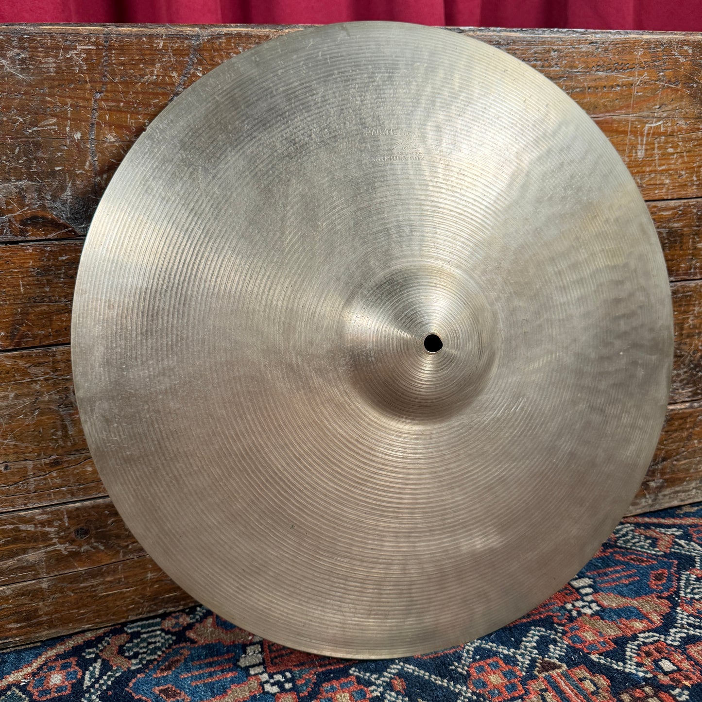 18" Paiste Pre-Serial Formula 602 Crash Ride Cymbal 1725g *Video Demo*