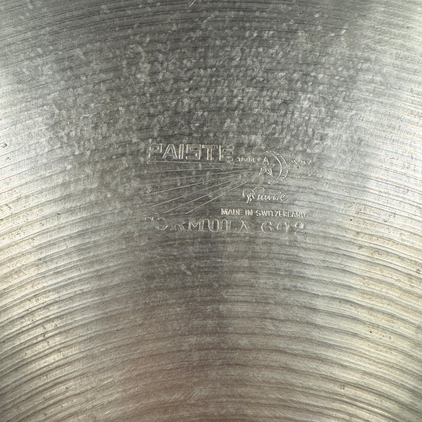 18" Paiste Pre-Serial Formula 602 Crash Ride Cymbal 1725g *Video Demo*