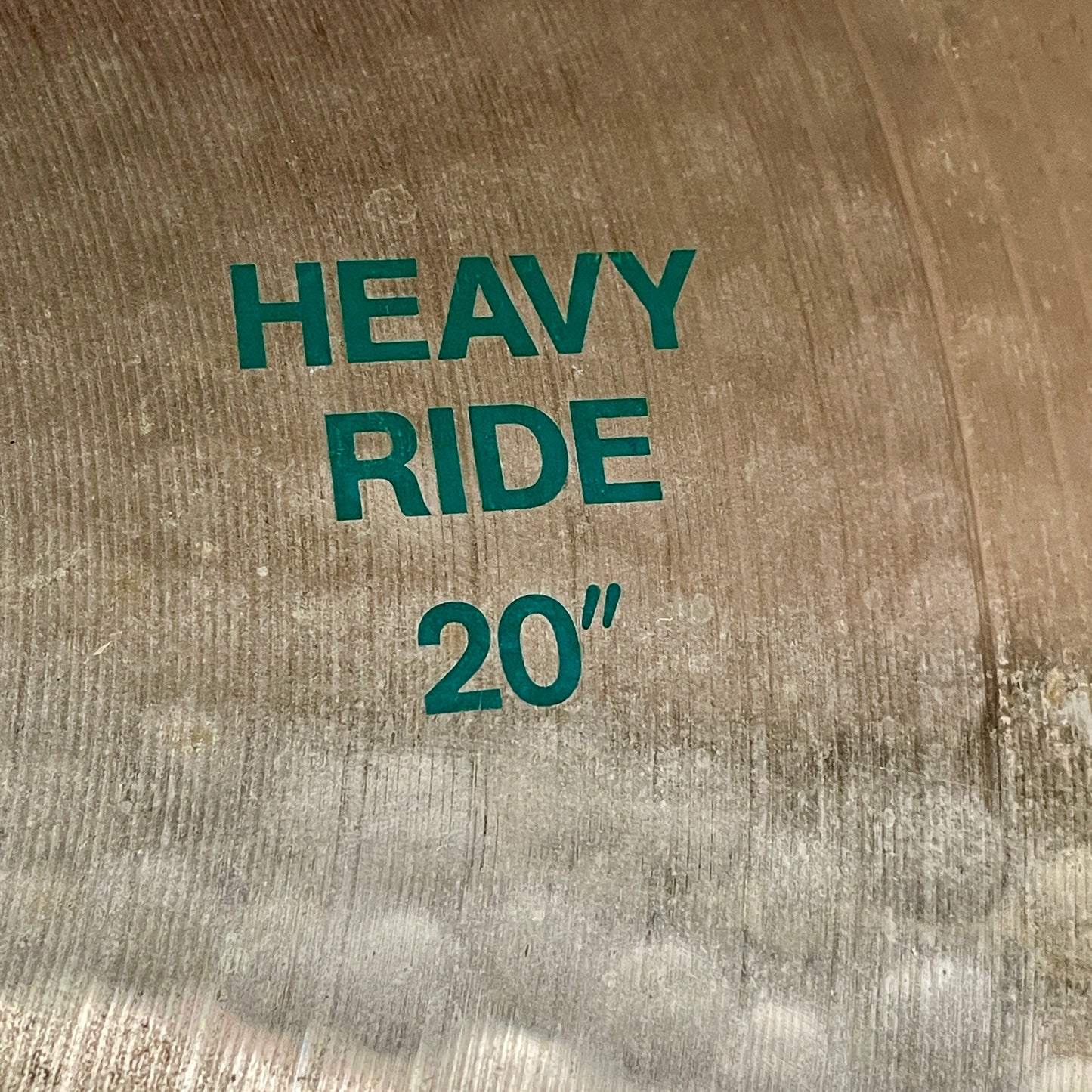 20" Paiste 1980s 505 Heavy Ride Cymbal 2732g Green Label Swiss Made *Video Demo*