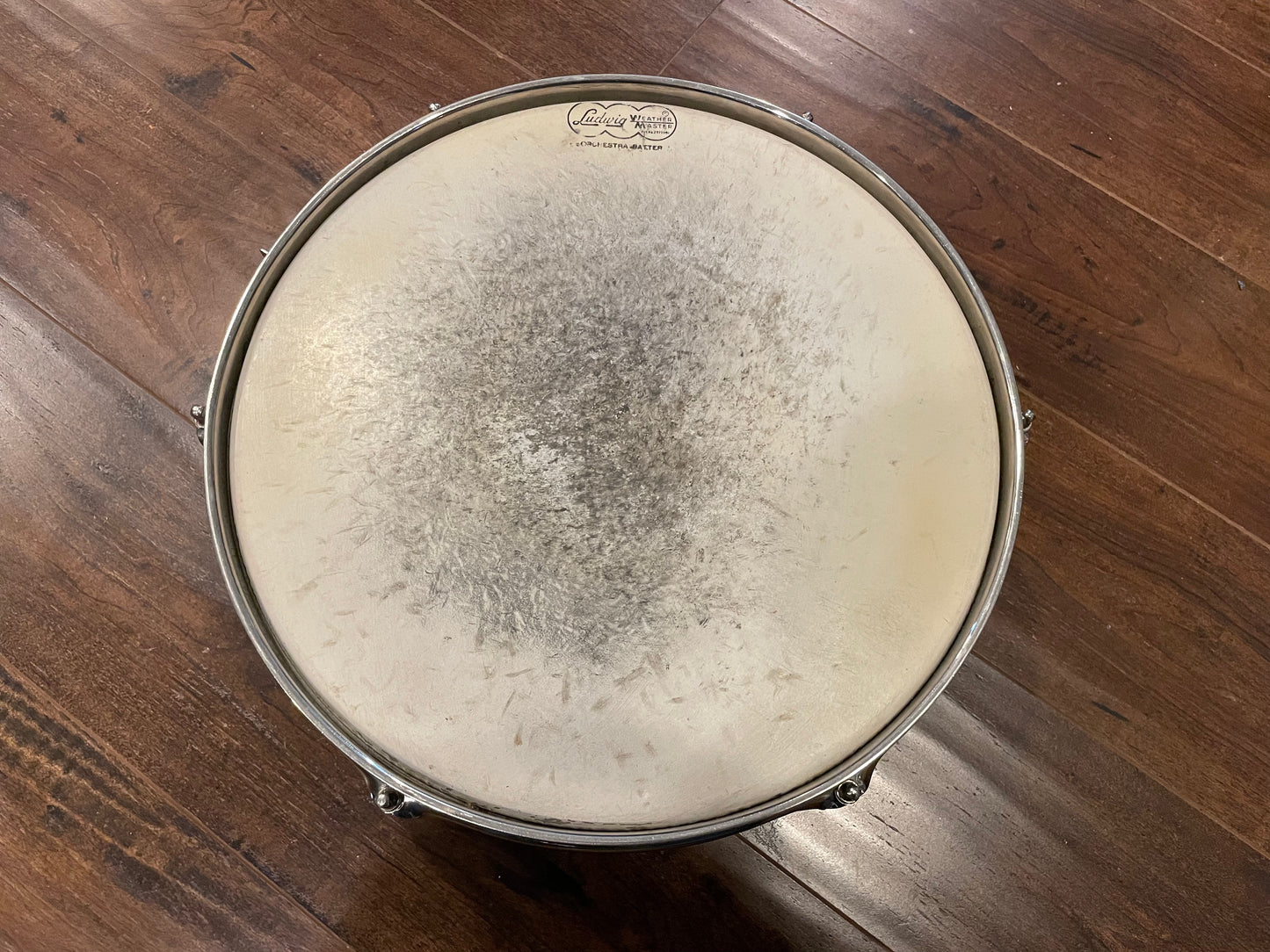 1965 Ludwig 5x14 No. 491 Pioneer Snare Drum Oyster Black Pearl Nickel