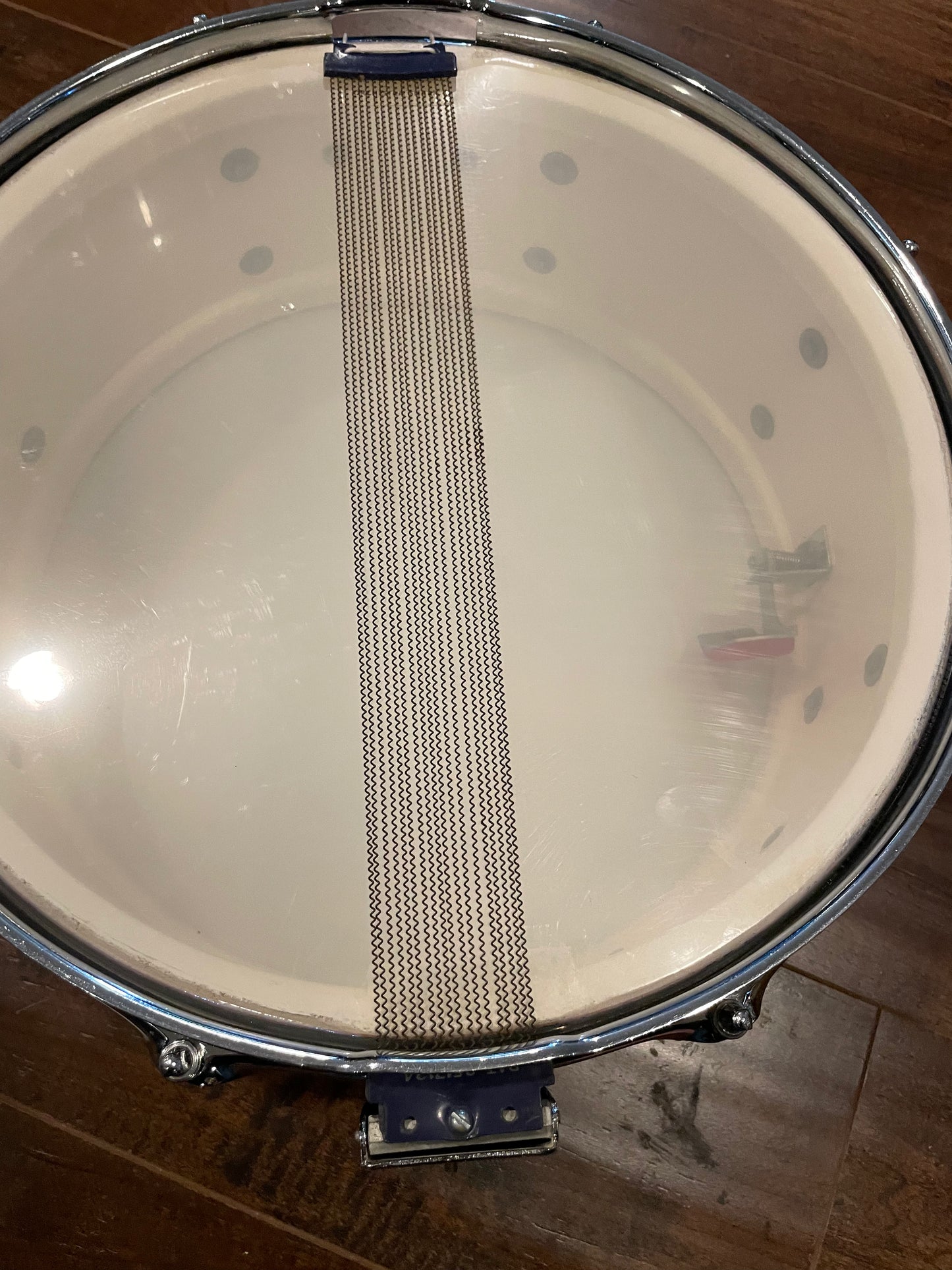 Early 1960s Ludwig 5.5x14 No. 900P Super Classic Snare Drum Black Galaxy Sparkle Pre-Serial COB