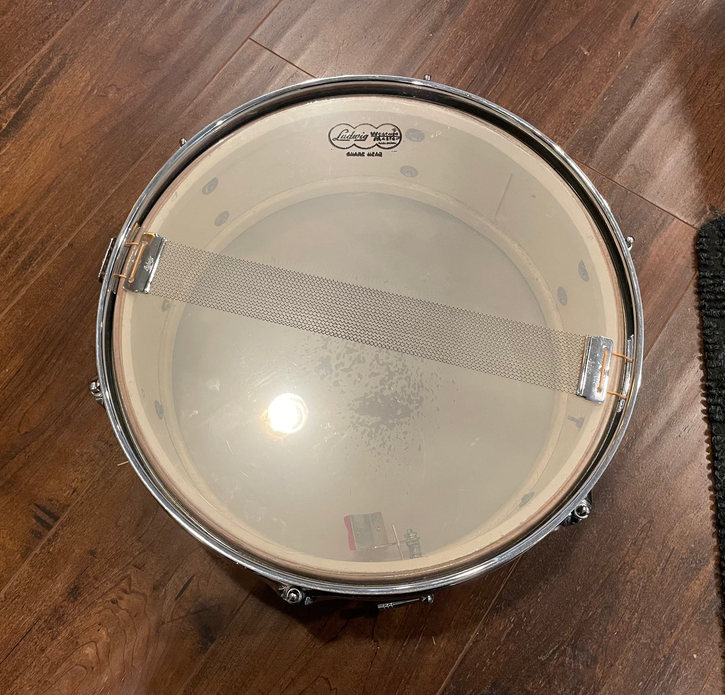1964 Ludwig 5x14 No. 491 Pioneer Snare Drum Black Galaxy Sparkle Chrome