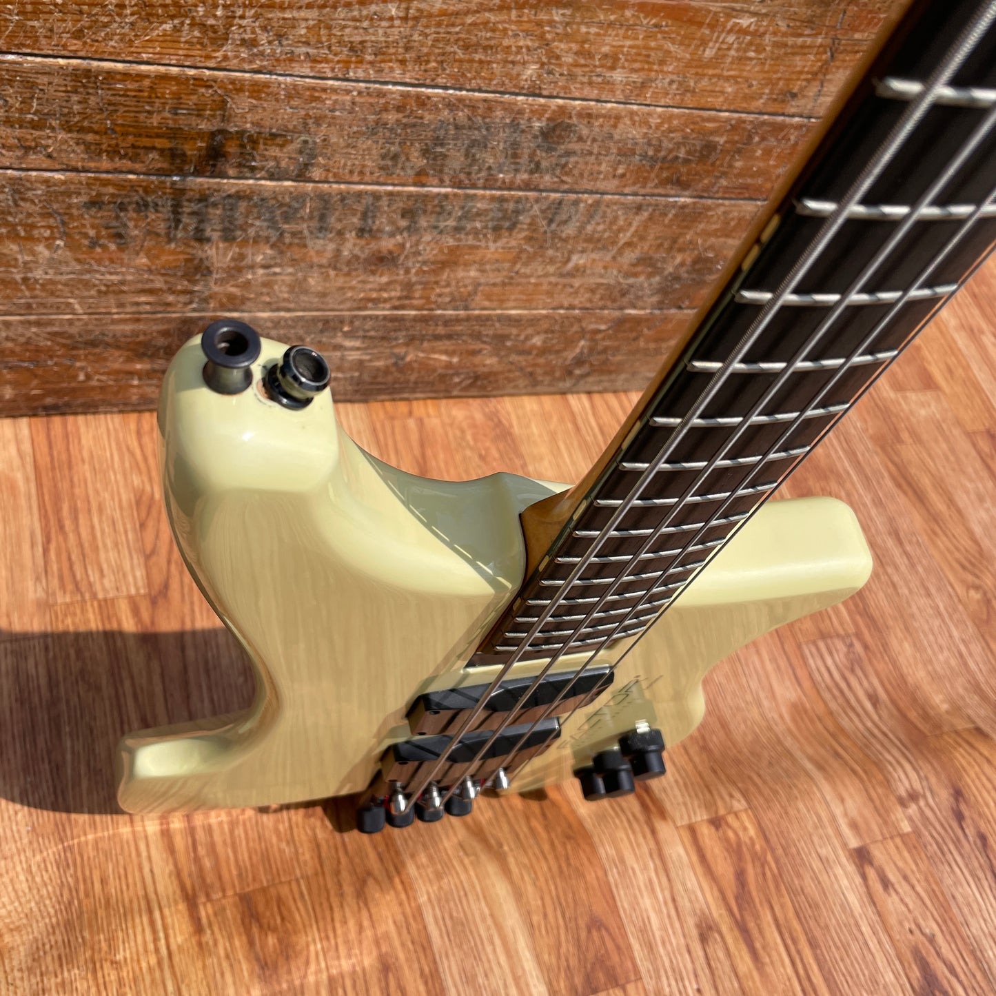 1990 Philip Kubicki Ex Factor 18v Active Bass in Cream w/ OHSC