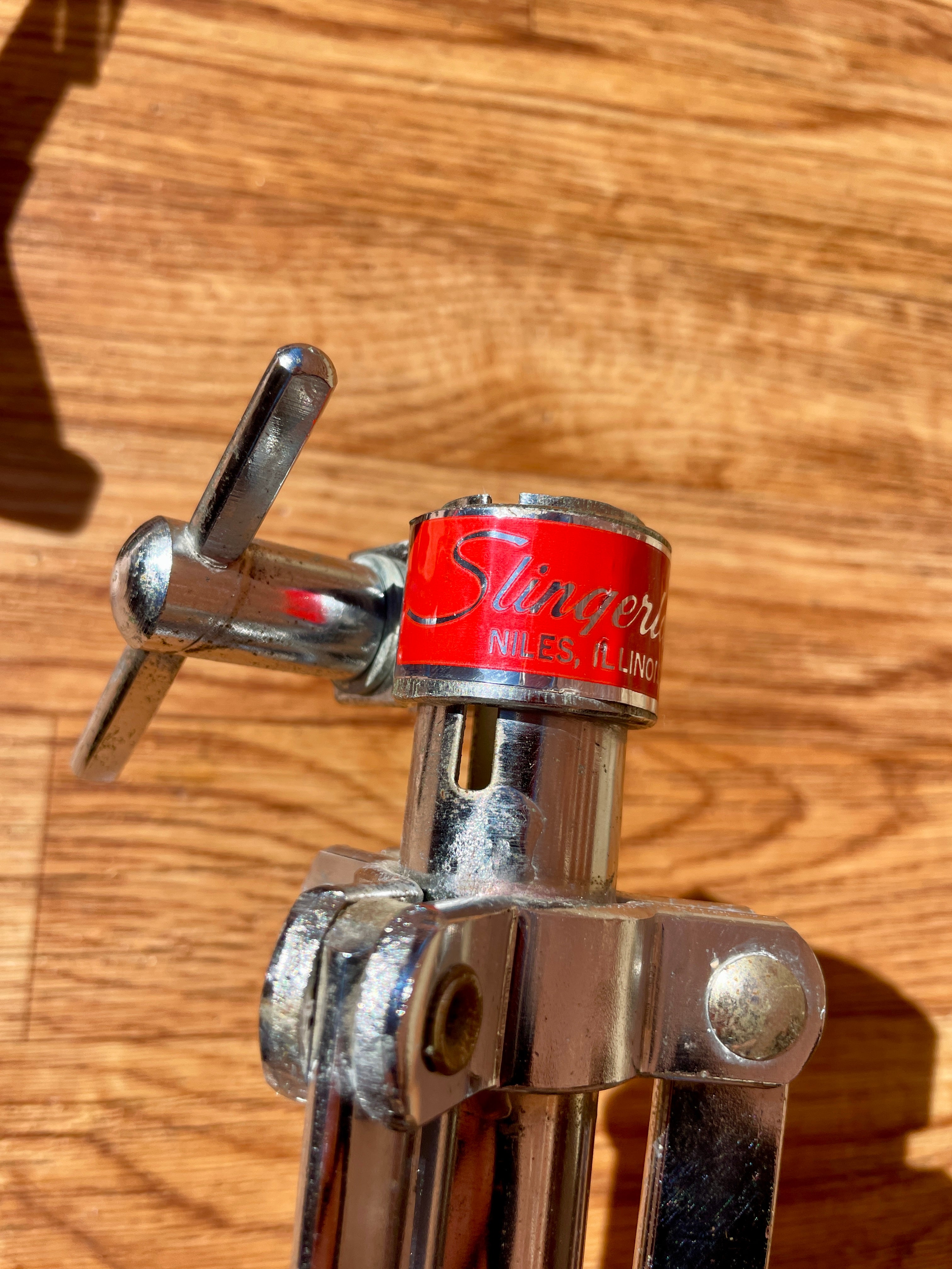 1970s Slingerland No. 1382 Rocket Snare Stand Red Label – Drugan's