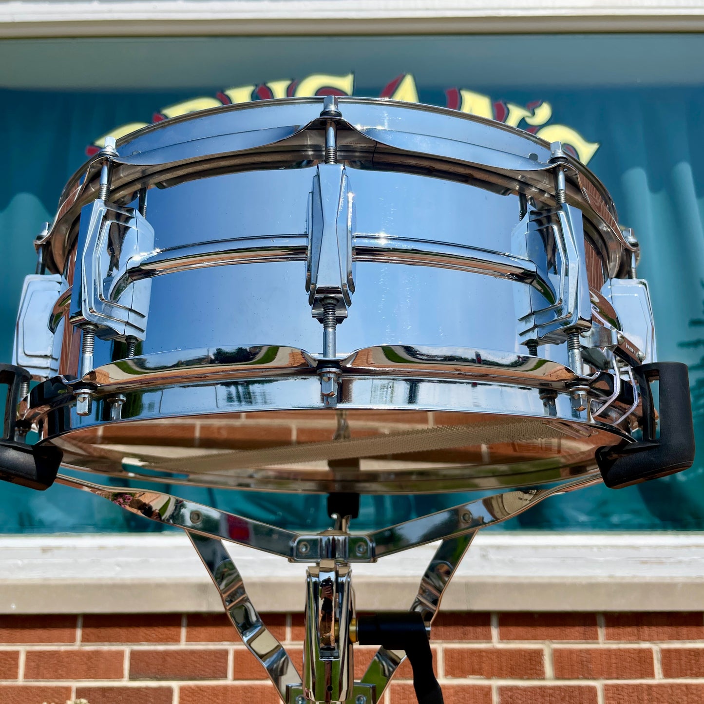 1970s Ludwig 5x14 Supraphonic LM400 Snare Drum