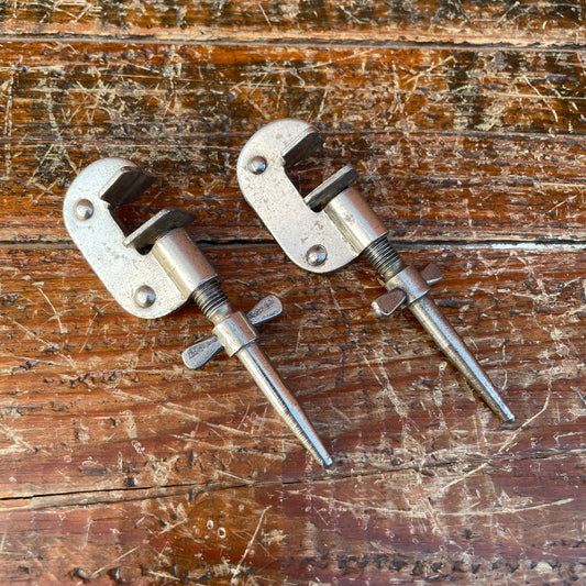 Vintage Leedy No. 15A Ideal Model Clip-On Bass Drum Spurs 1910s / 1920s