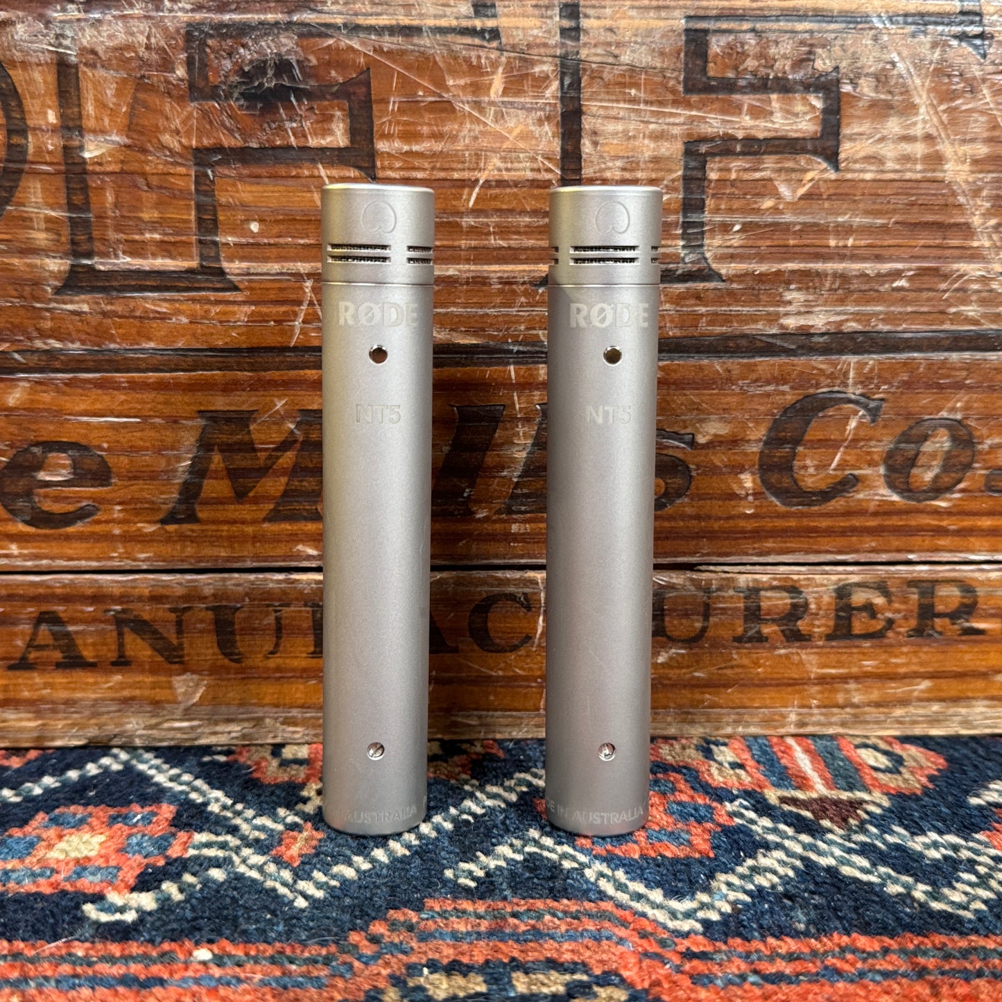 Rode NT5 Small-Diaphragm Cardioid Condenser Microphone Pair w/ Case Set
