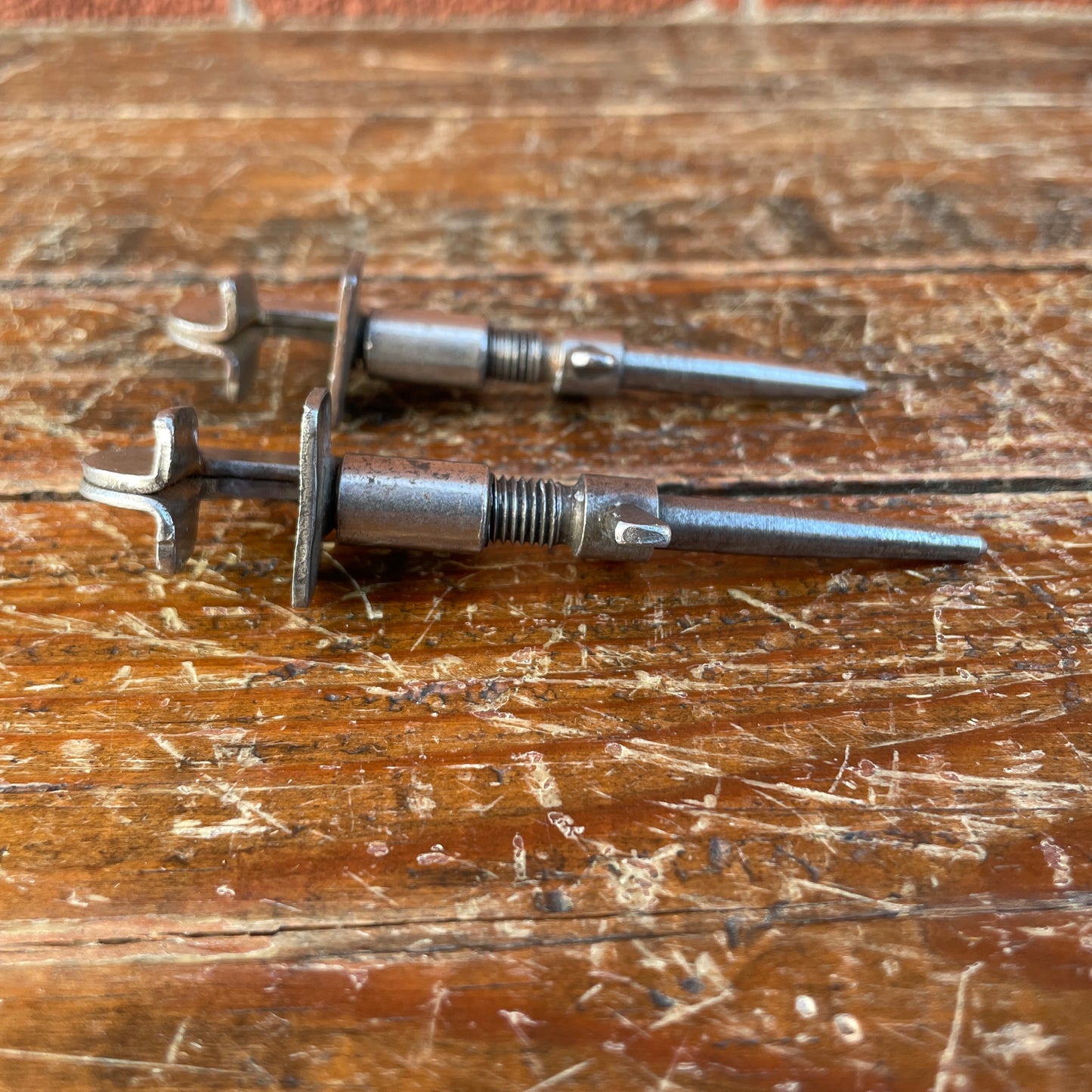 Vintage Leedy No. 15A Ideal Model Clip-On Bass Drum Spurs 1910s / 1920s