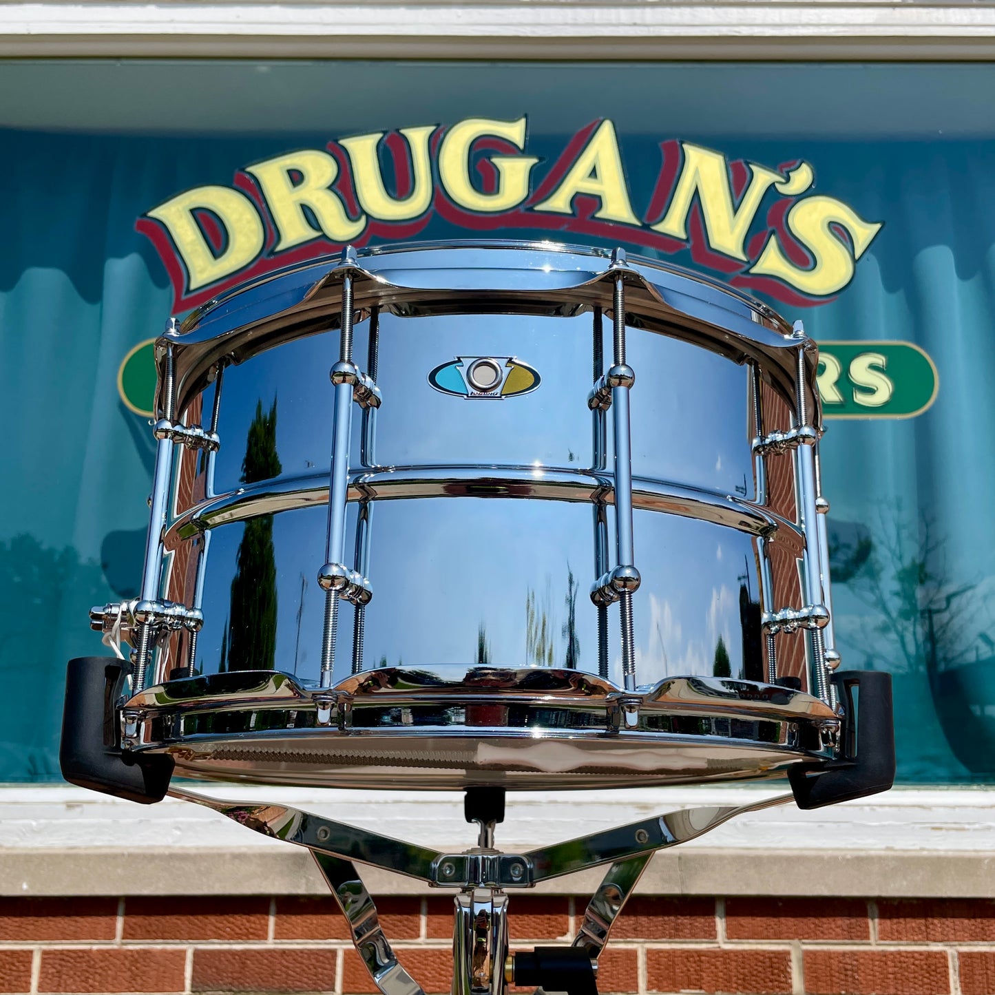 Ludwig Supralite 8x14 Steel Snare Drum LU0814SL