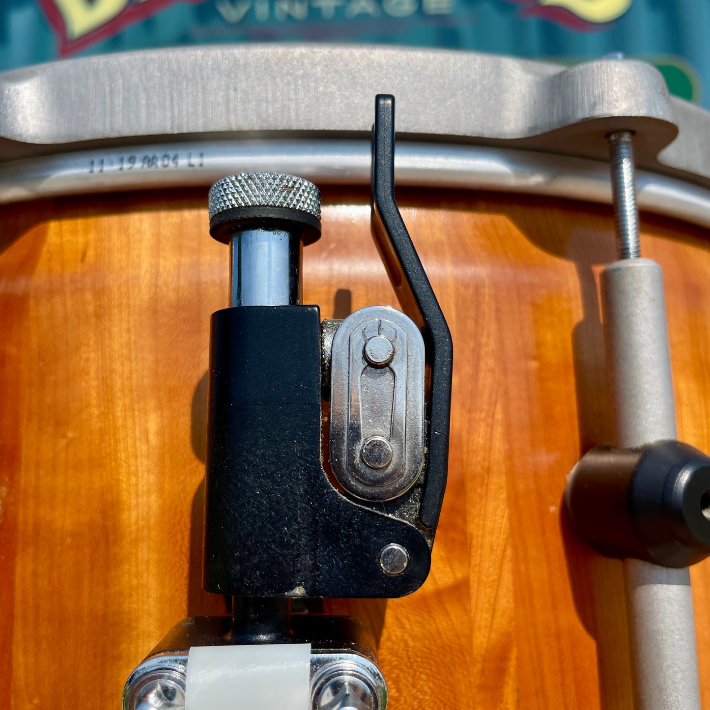 Bison Volcano 7x14-15 Multi-Diameter Snare Drum Black Walnut Stave Shell