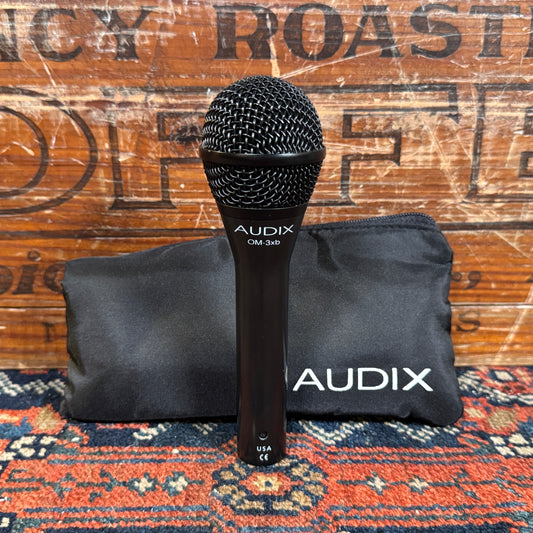 Audix OM-3xb Hypercardioid Dynamic Microphone w/ Bag