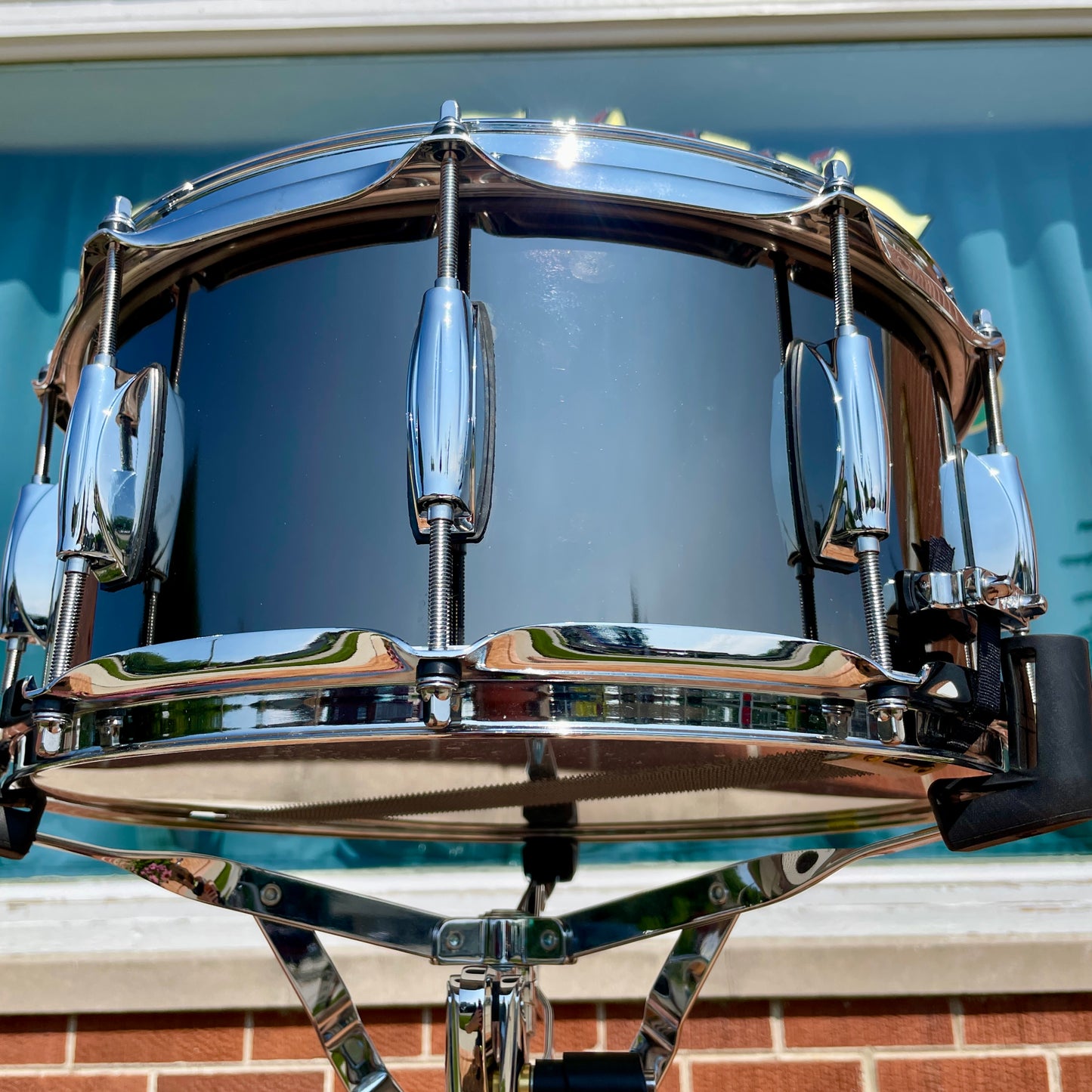 Gretsch Black Nickel Over Steel 6.5x14 Snare Drum S1-6514-BNS