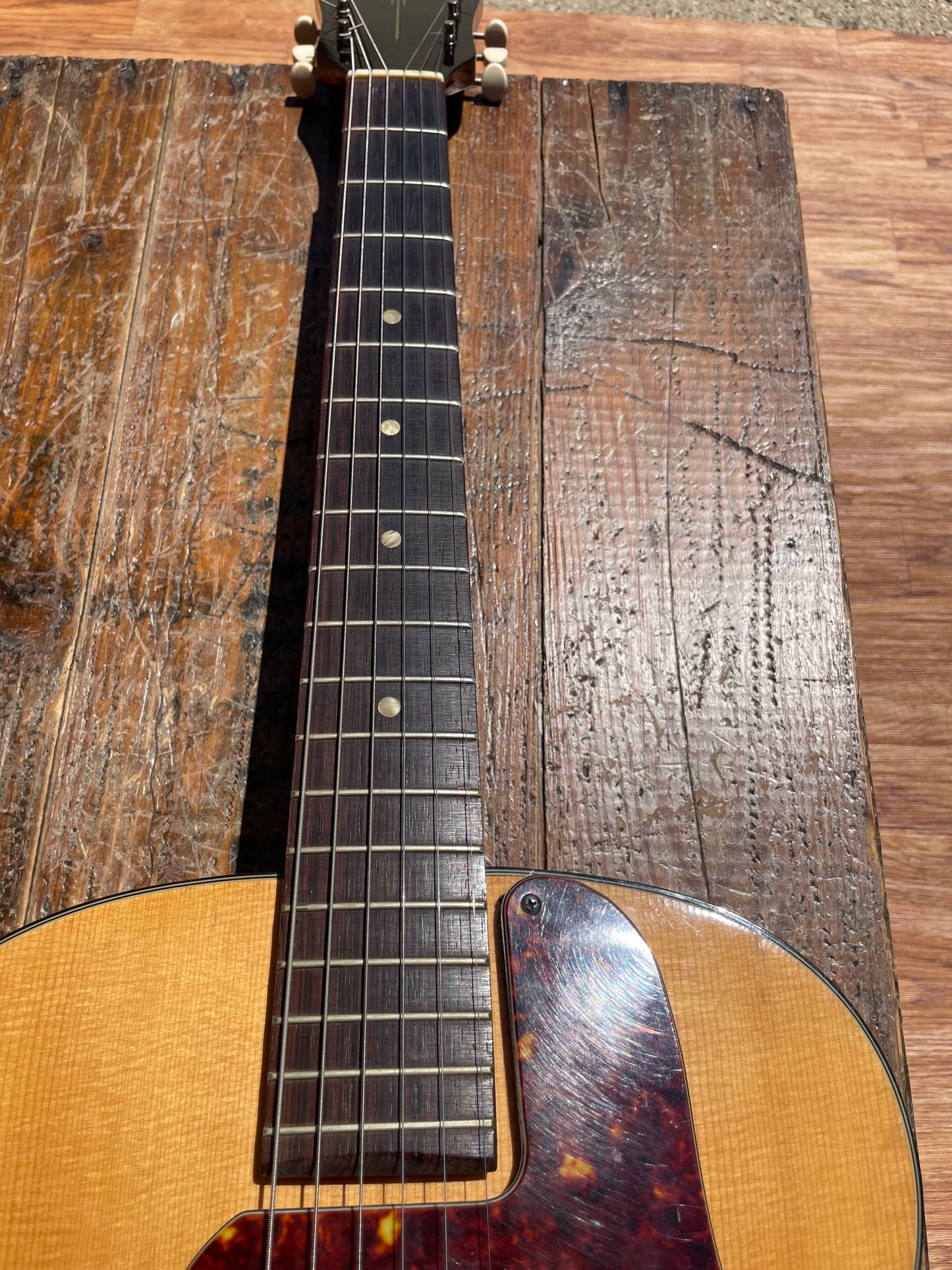 1950s Silvertone Model H1324 Archtop Electric Guitar Natural Harmony 708 w/ Original Case