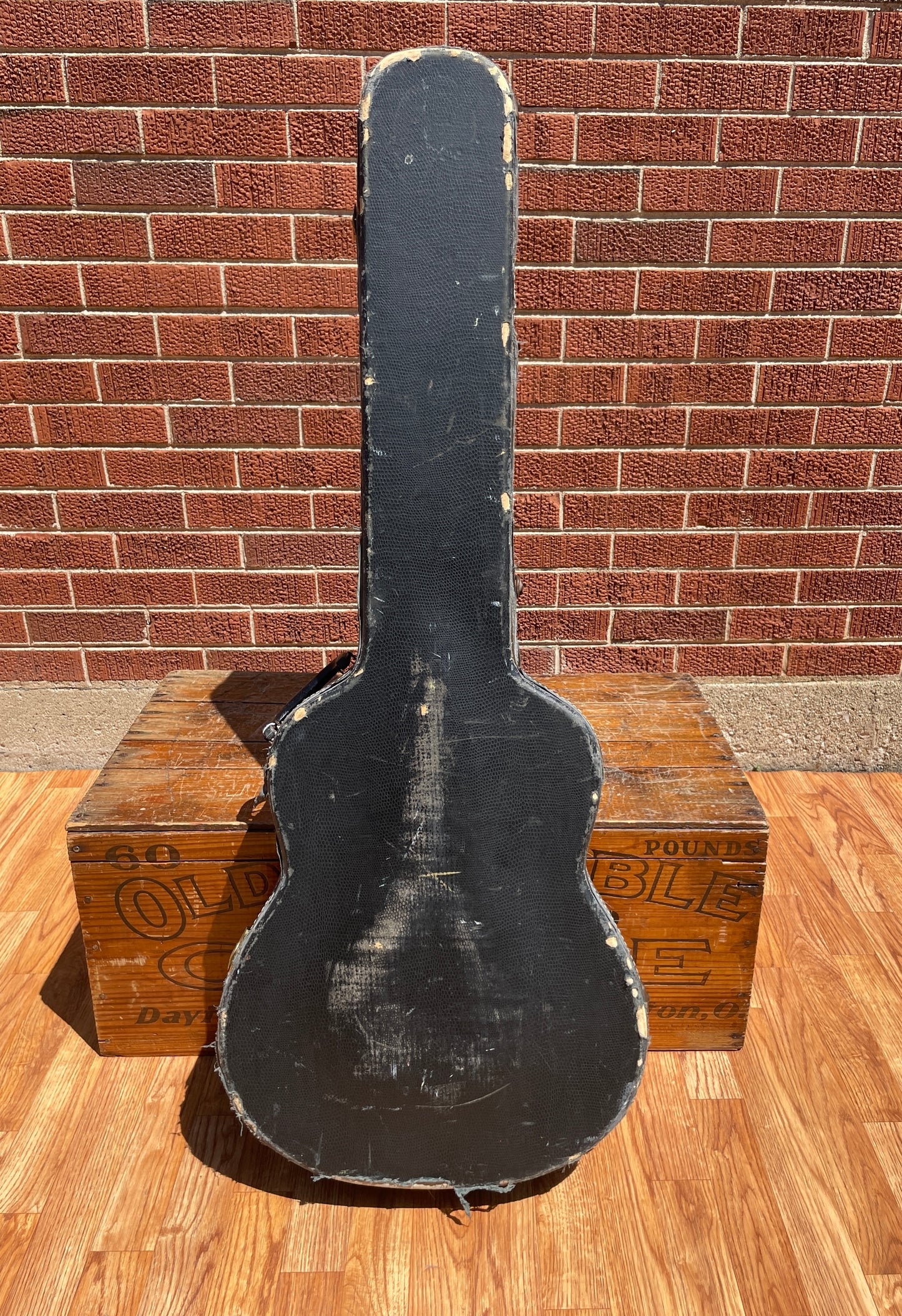 1930s National Trojan Resonator Guitar Sunburst Dobro - D Serial Number