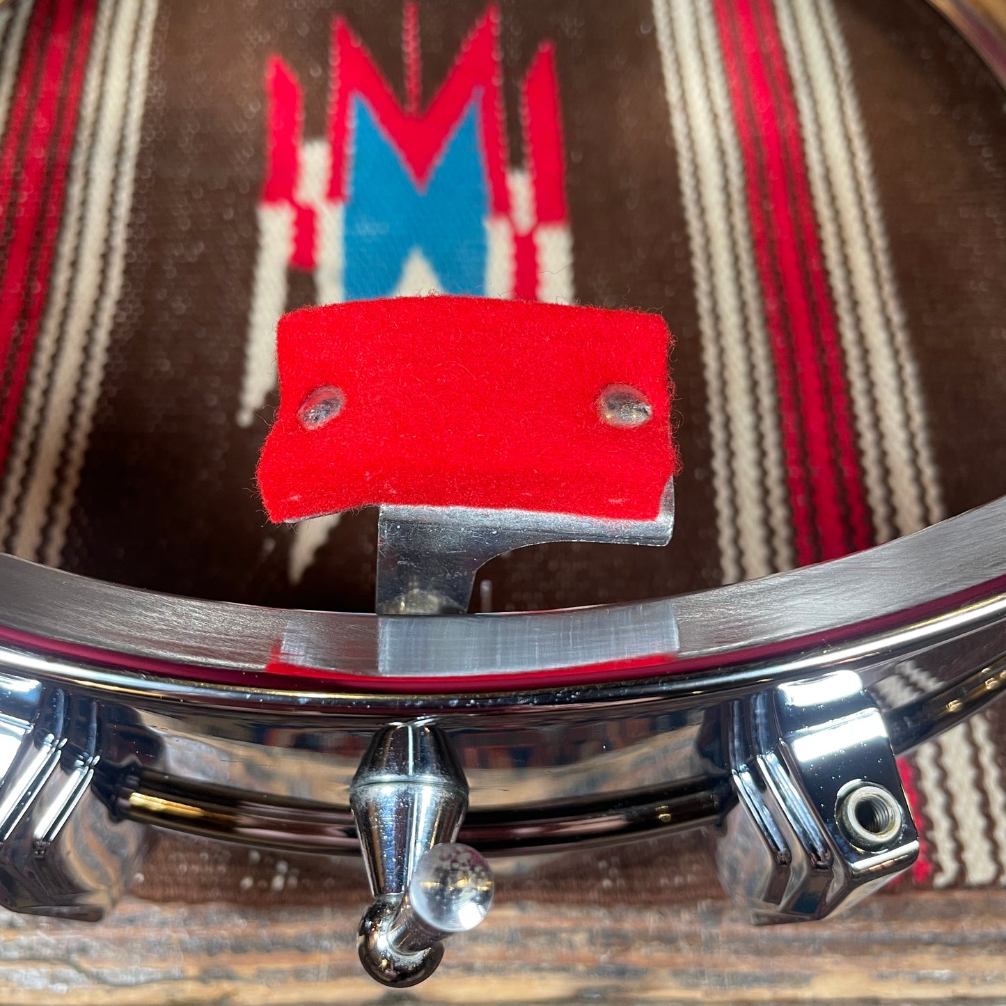 1960s Ludwig 5x14 Pre-Serial Super 400 Supraphonic Chrome Over Brass Snare Drum COB