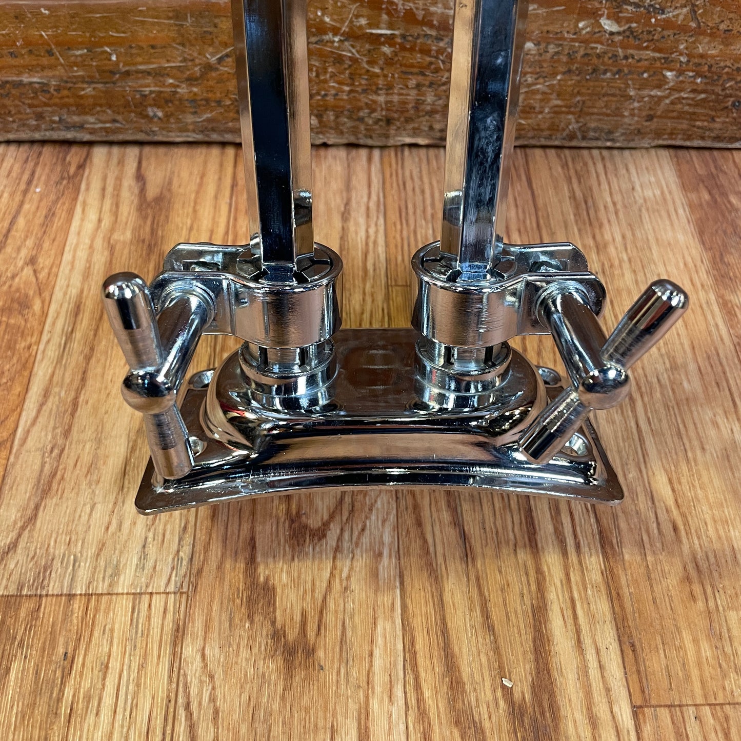 1970s Pearl 716 Double Tom Holder Bass Drum Mount w/ L-Arm Made in Japan