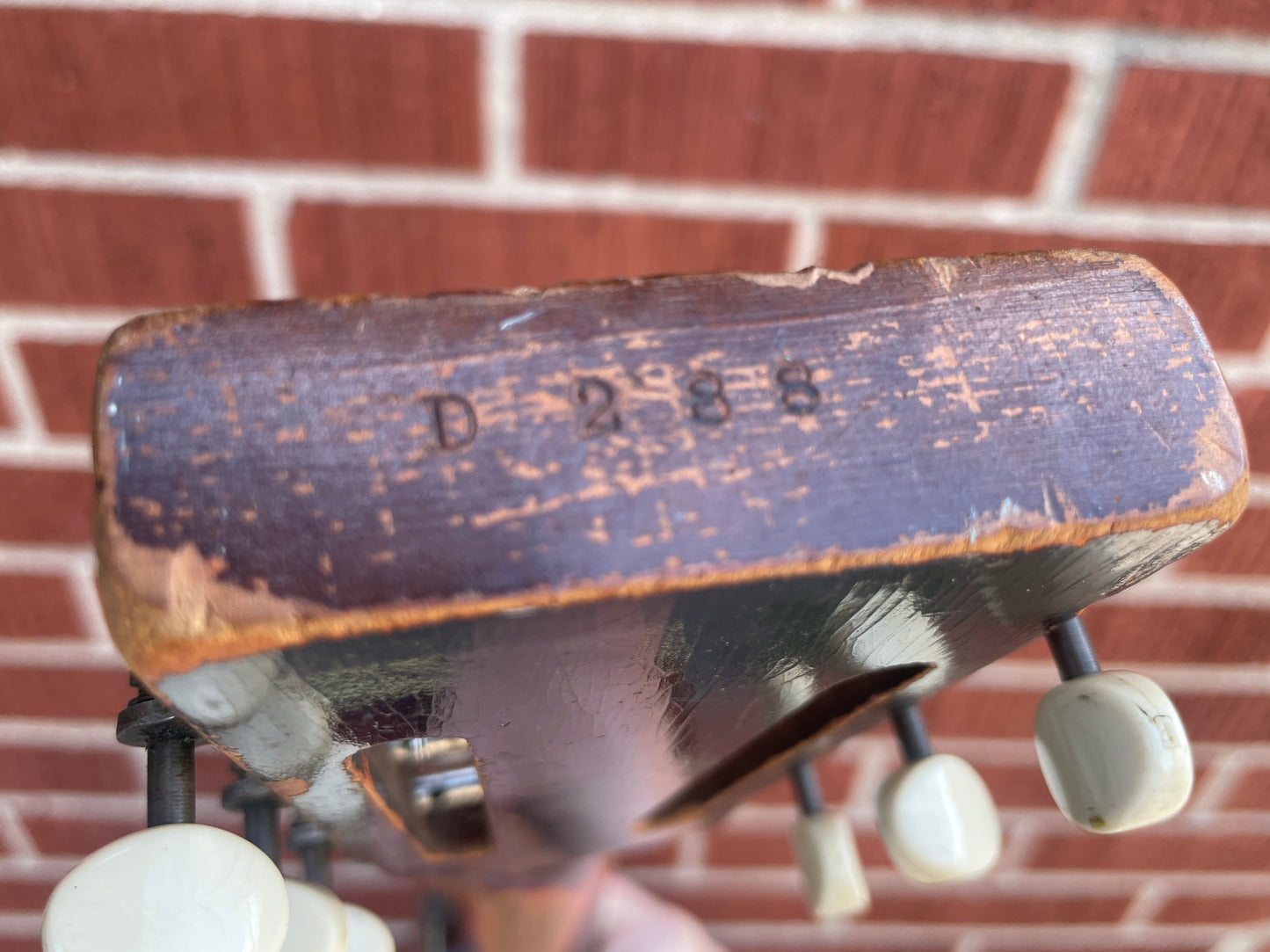 1930s National Trojan Resonator Guitar Sunburst Dobro - D Serial Number